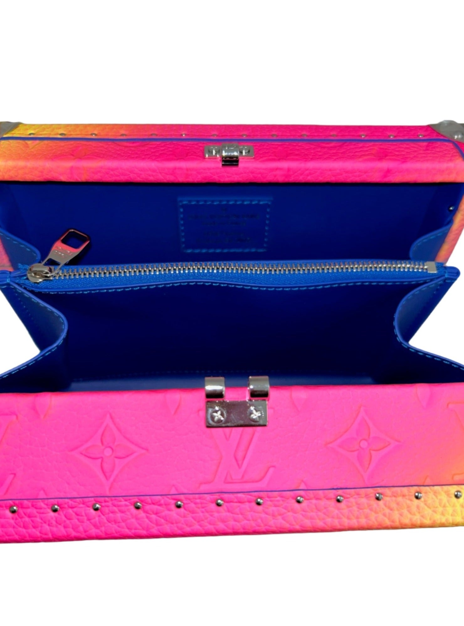 Louis Vuitton x Virgil Abloh Monogram Illusion Soft Trunk Multicolor Rainbow Bag