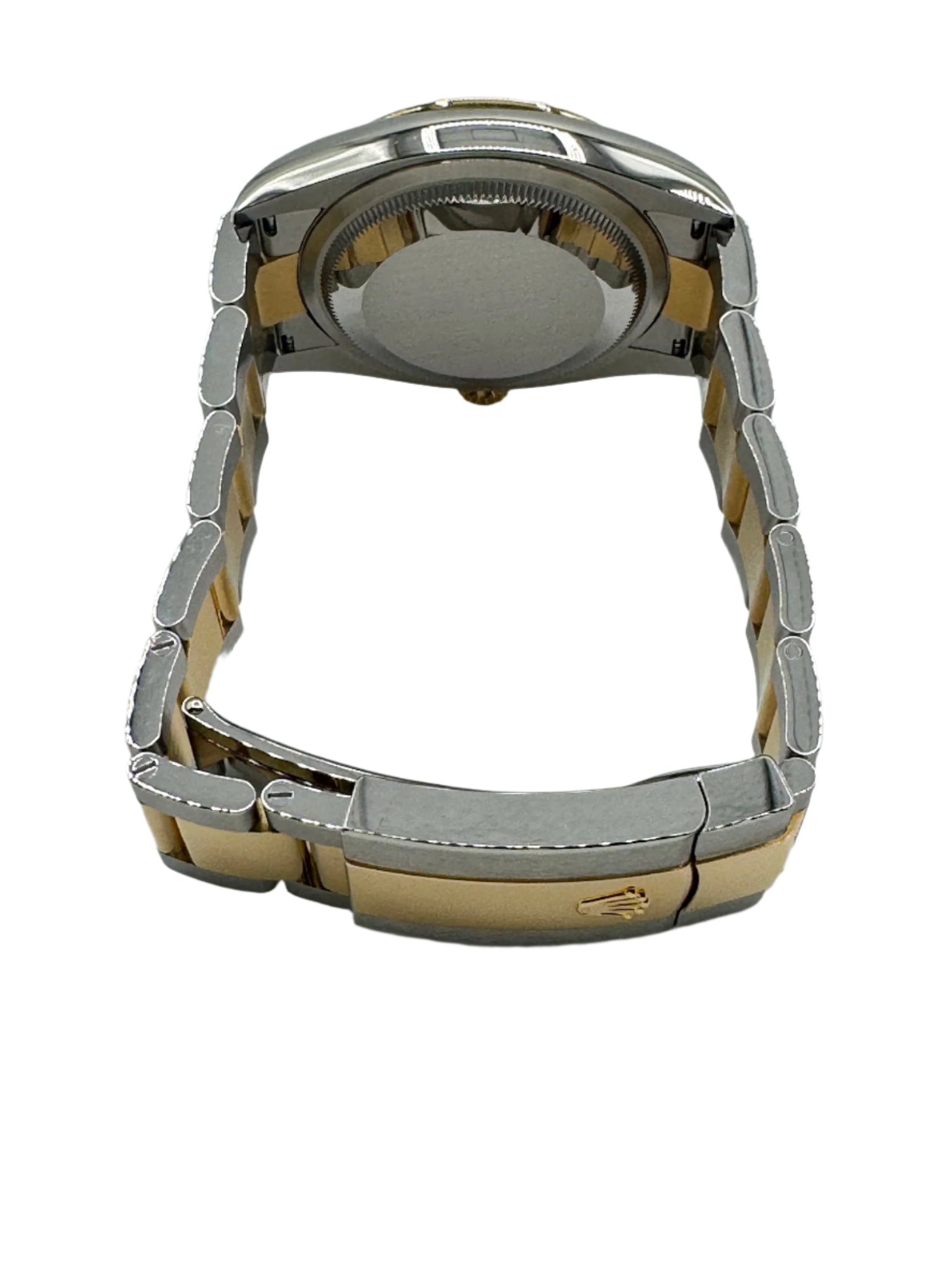 Rolex 36MM Datejust Yellow Gold and Steel Golden Palm Dial