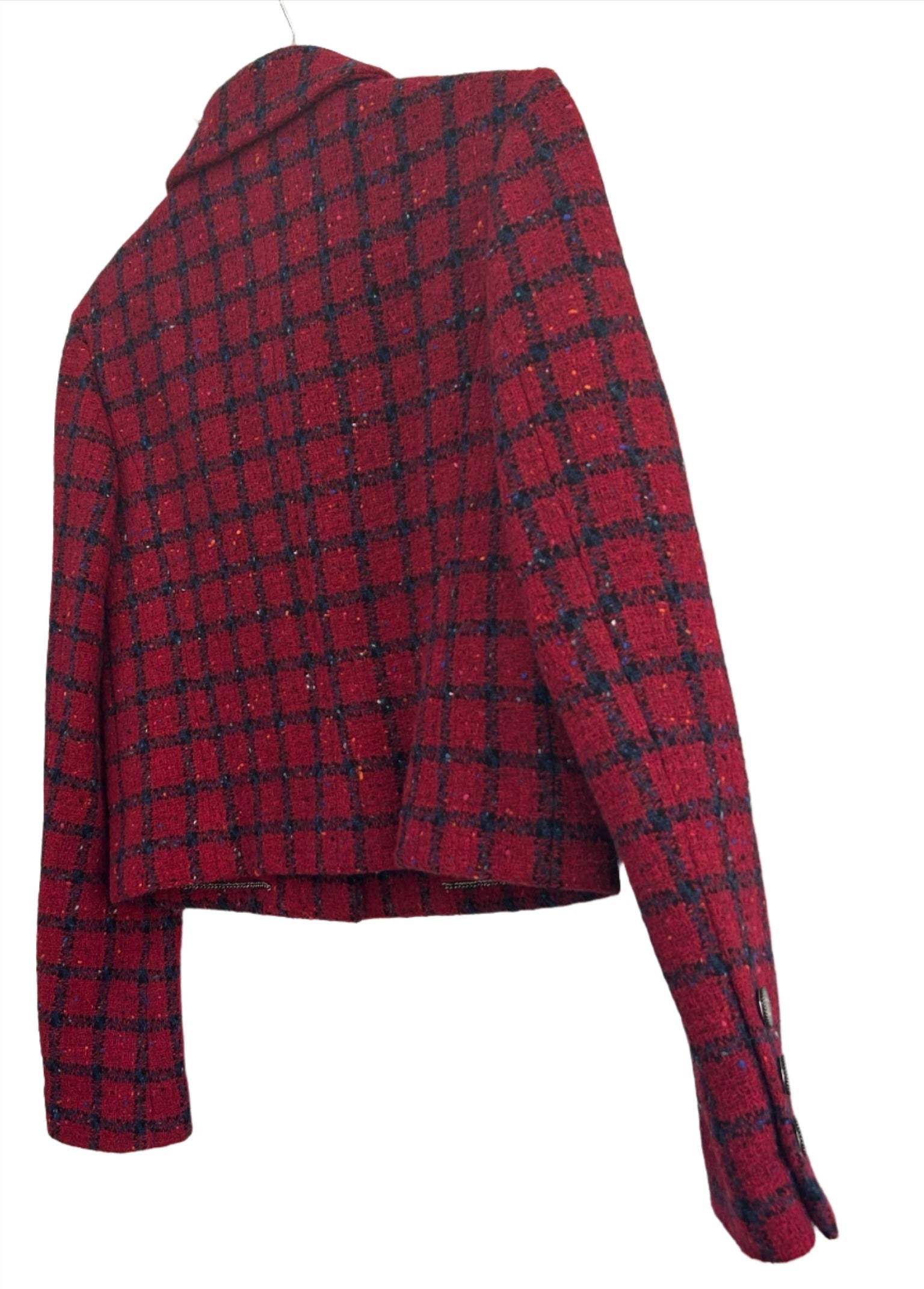 Chanel Red Tweed Jacket