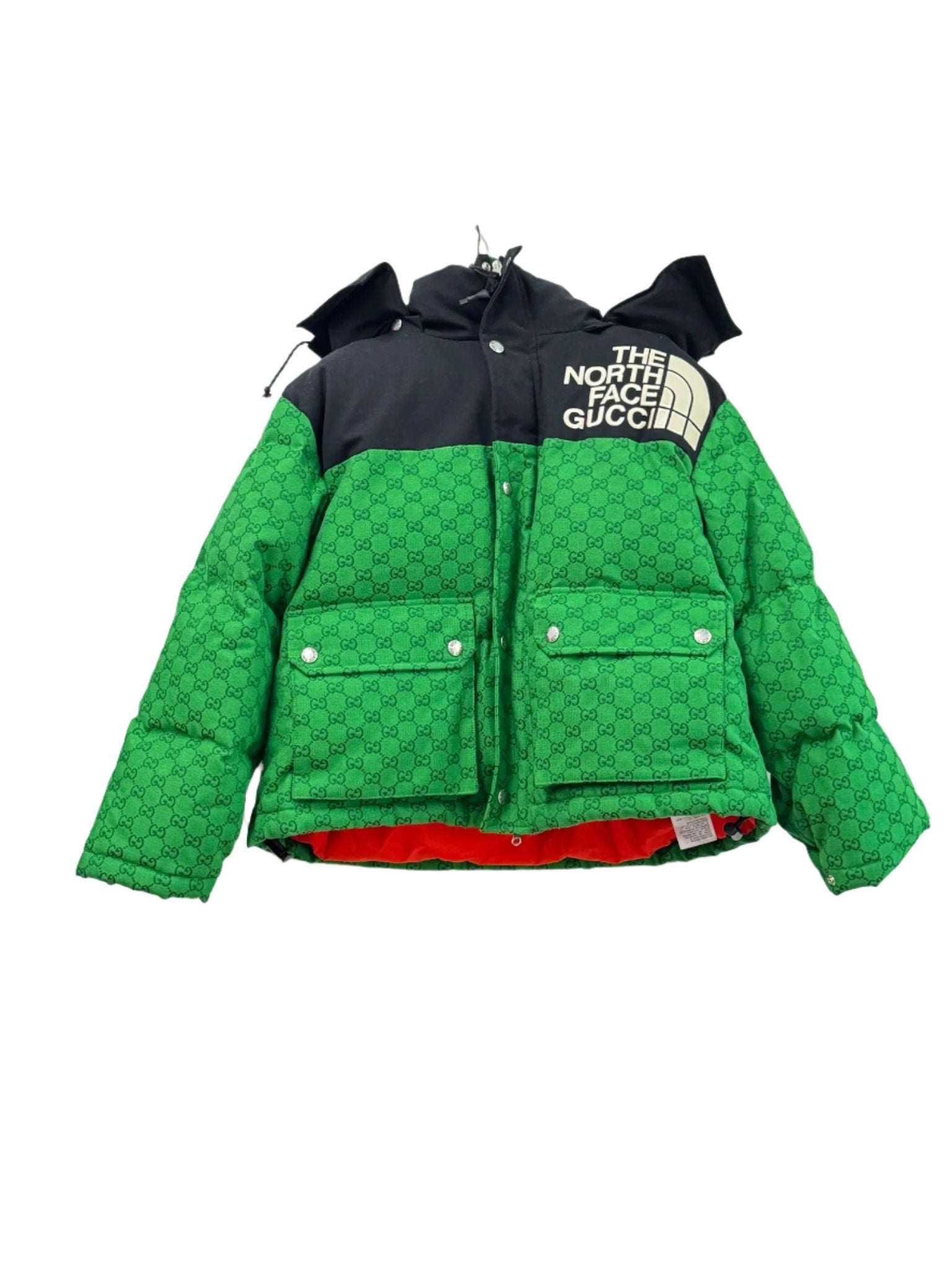 gucci x north face tent Gucci X North Face Green Puffer Jacket