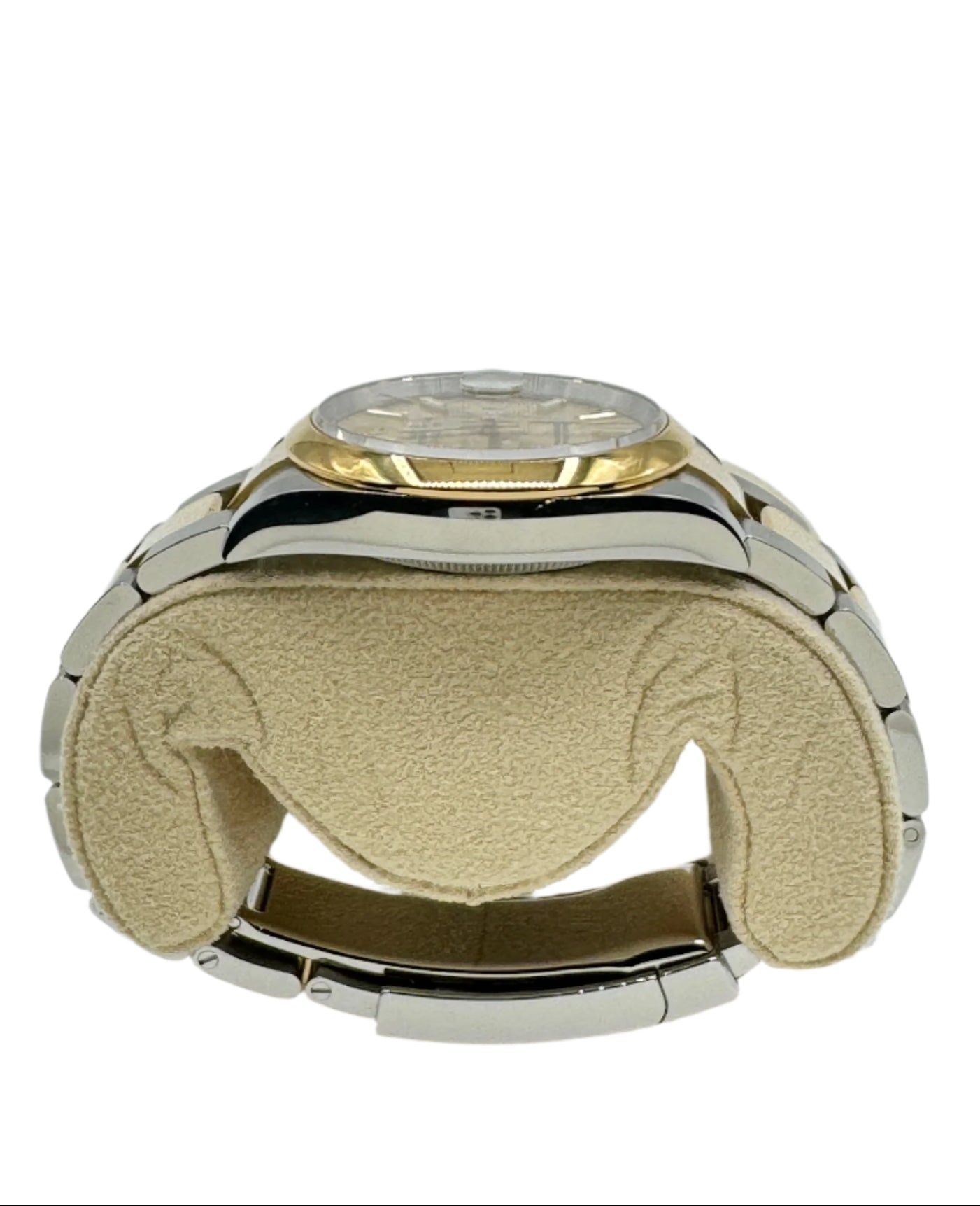 Rolex 36MM Datejust Yellow Gold and Steel Golden Palm Dial