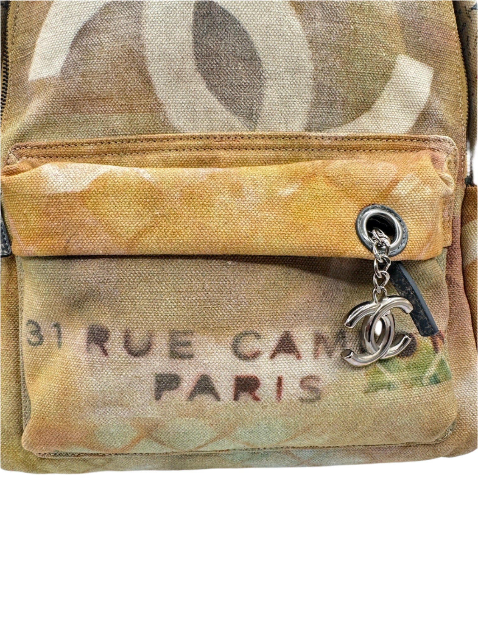 Chanel Canvas Graffiti Backpack