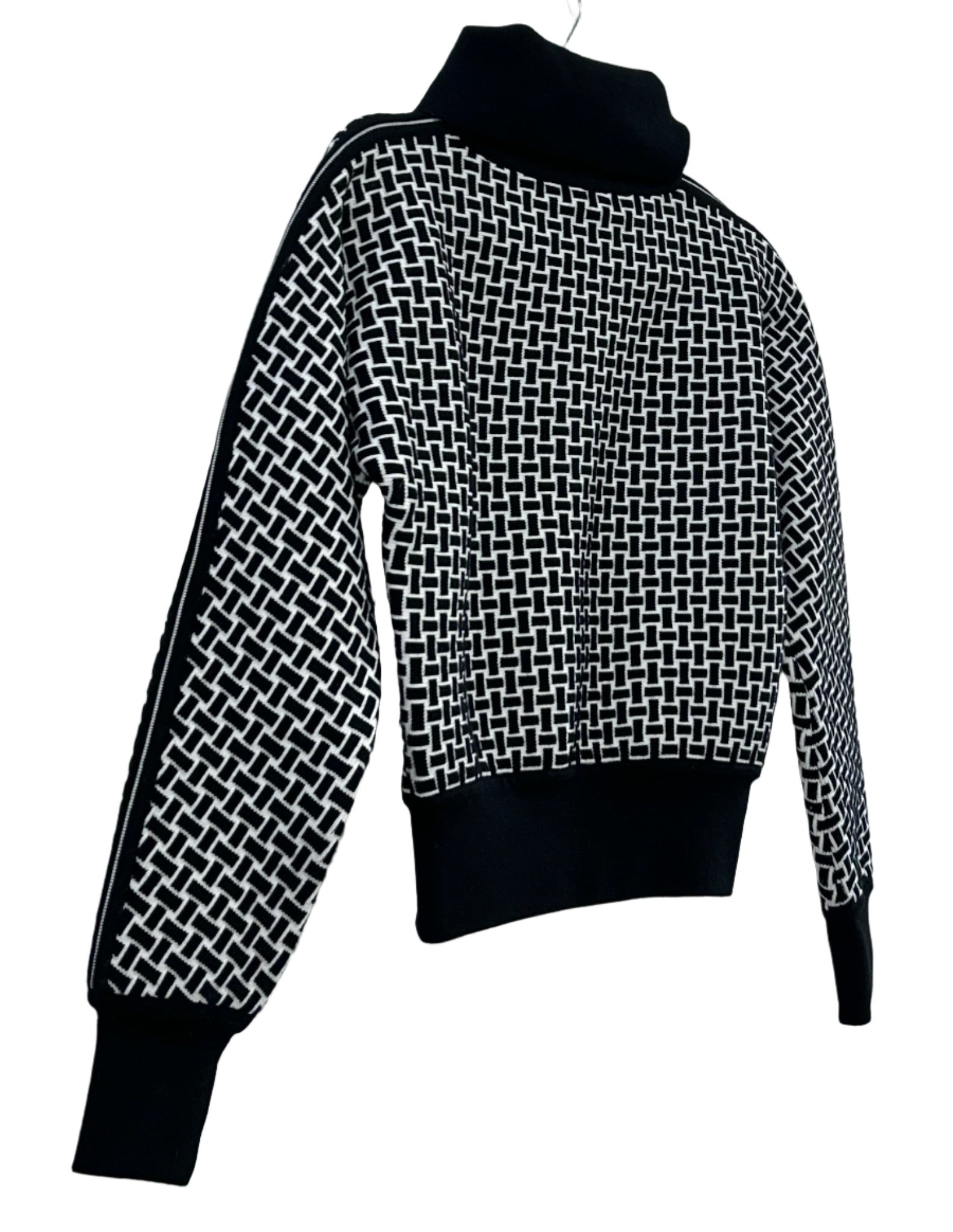 Hermes Black and White Zipper Jacket