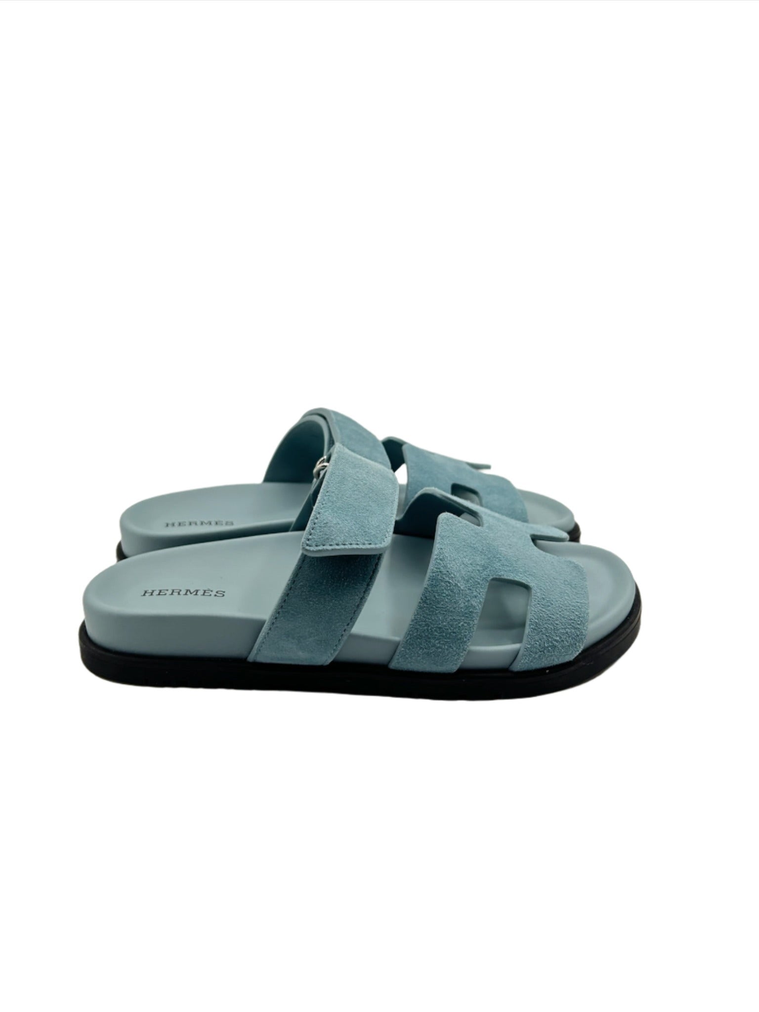 Hermès Blue Chypre Sandals