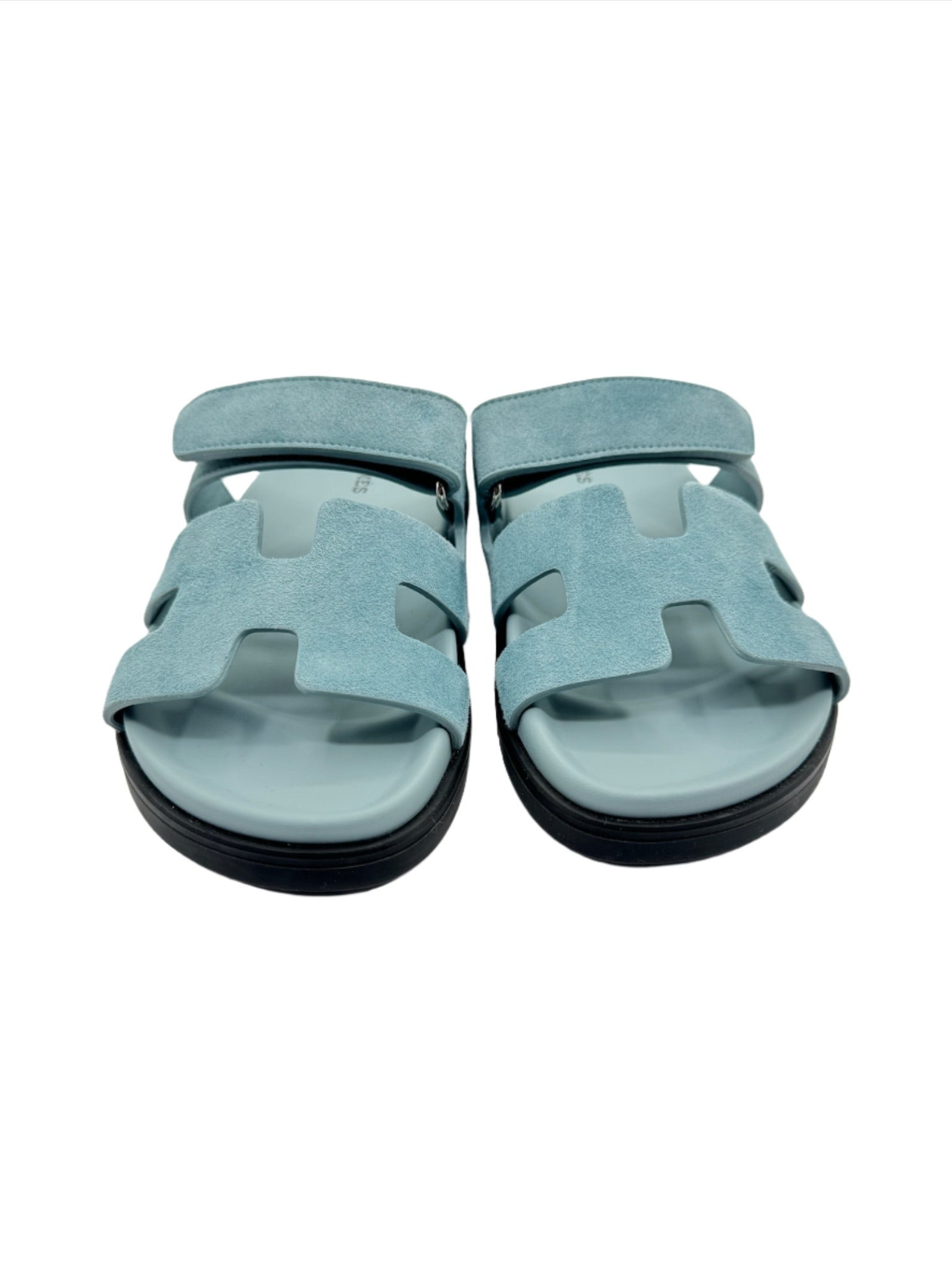 Hermès Blue Chypre Sandals