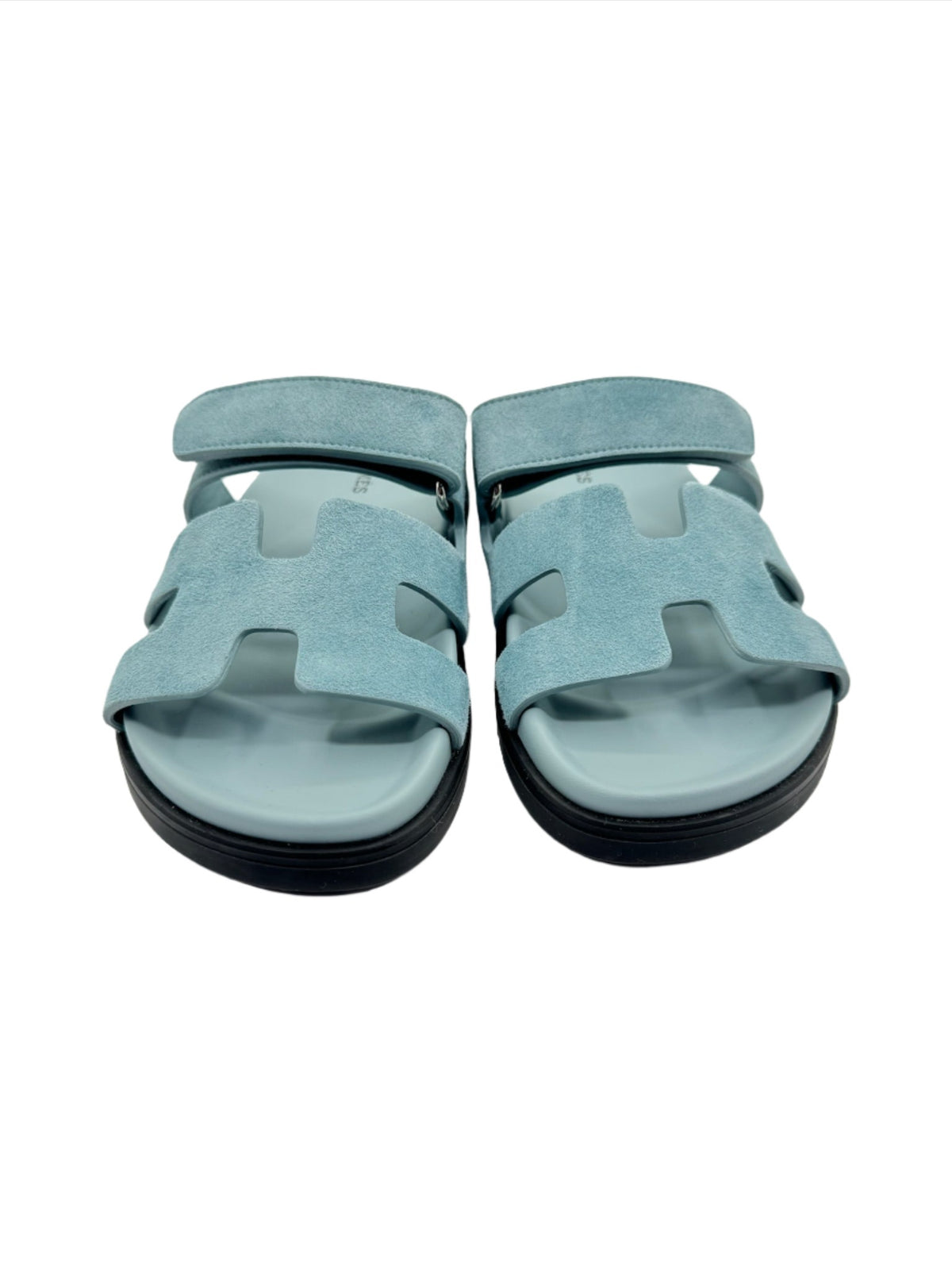 Hermes man strap sandals with 2 dust bags - vintage - new, never worn Hermès Genius Sandals etoupe For Men  main image 2