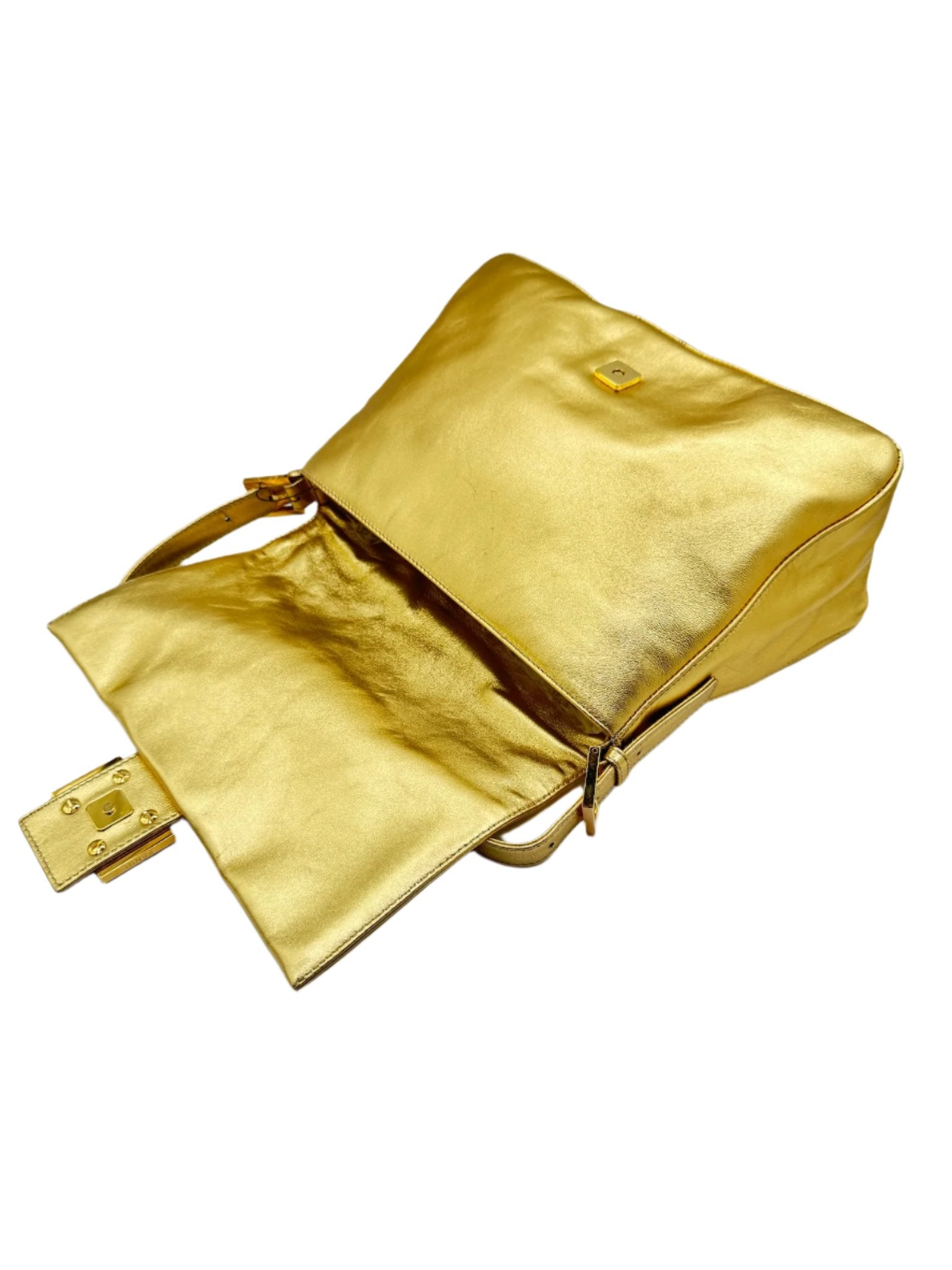 Fendi Gold Mamma Baguette
