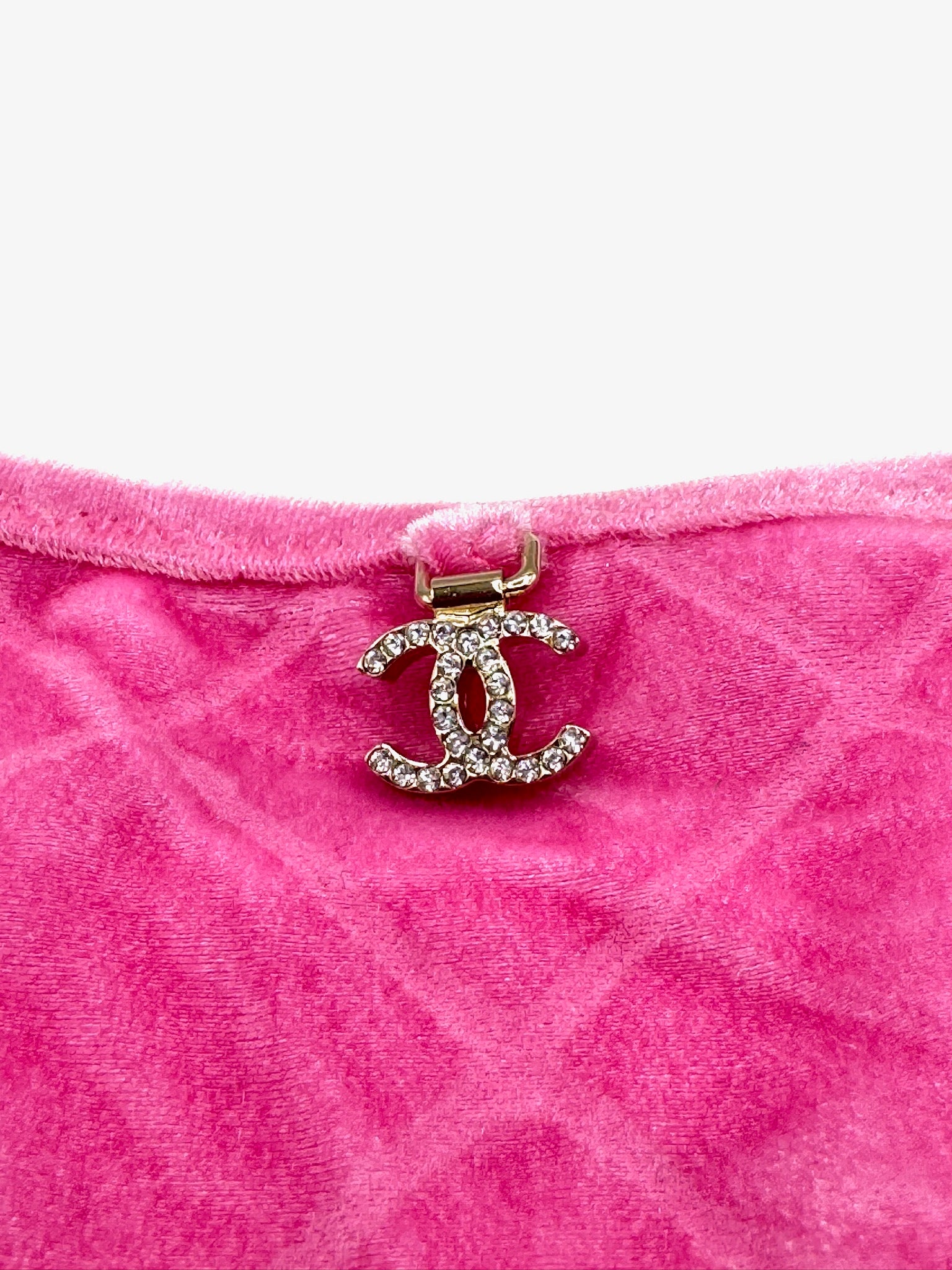 Chanel Coco Beach Pink Bikini Top