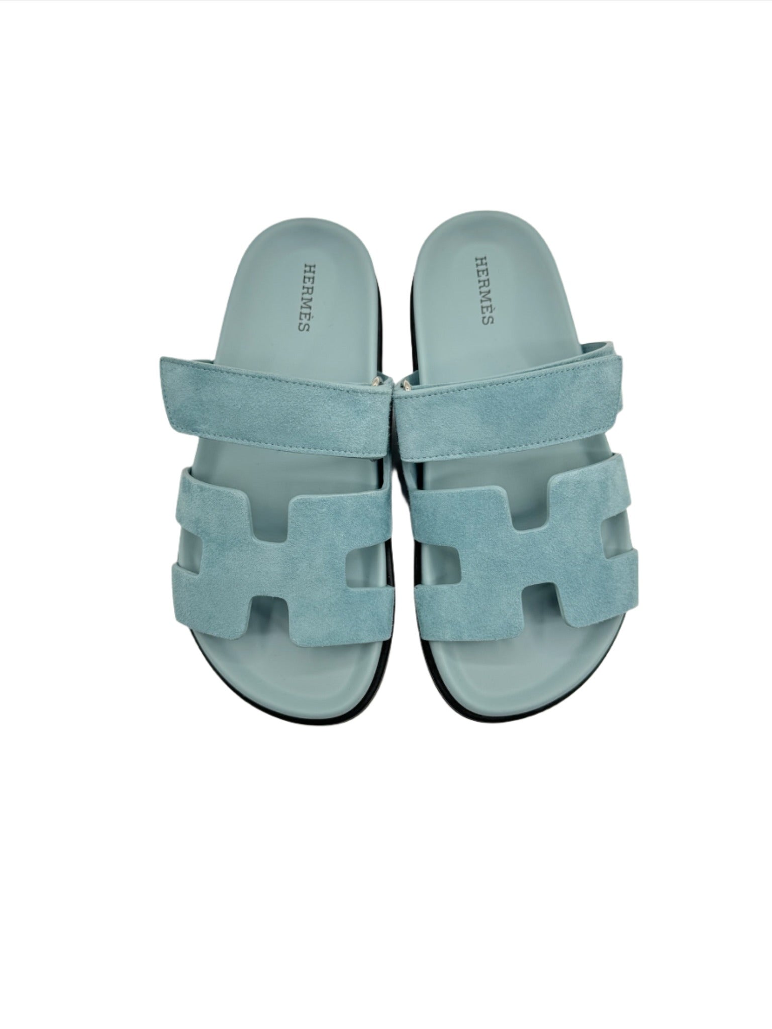 Hermès Blue Chypre Sandals