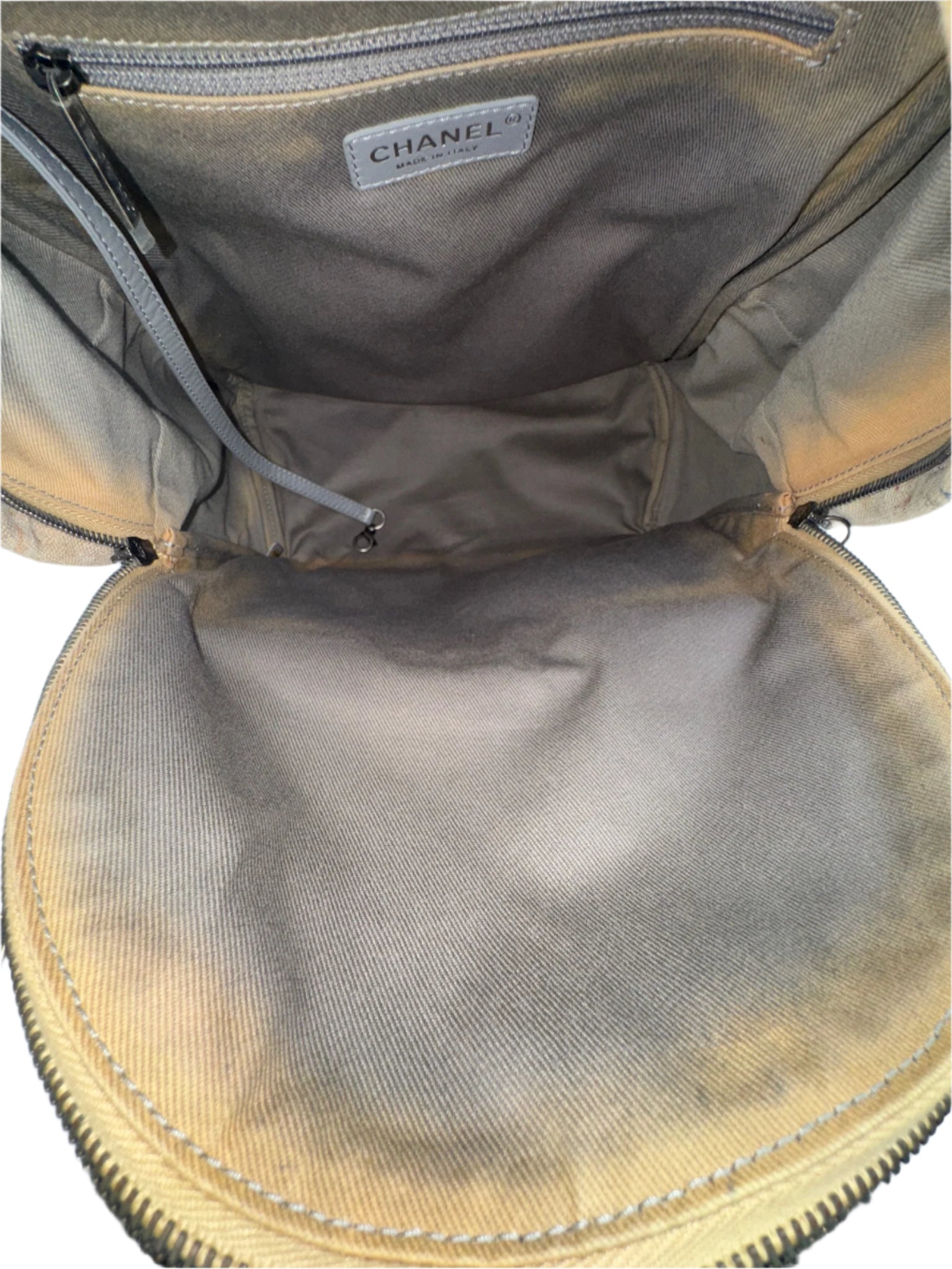 Chanel Canvas Graffiti Backpack