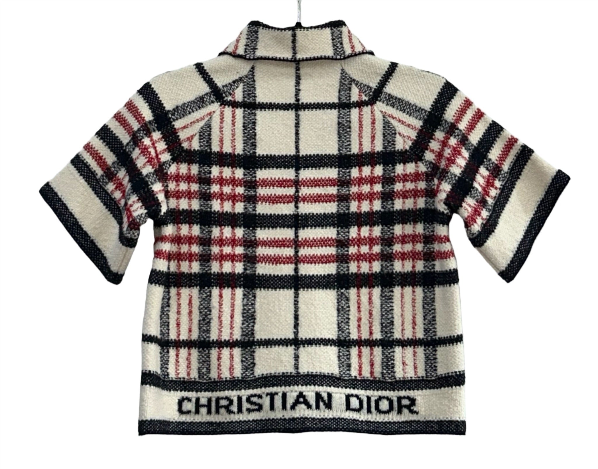 Dior White Red and Black Short Sleeve Jacket