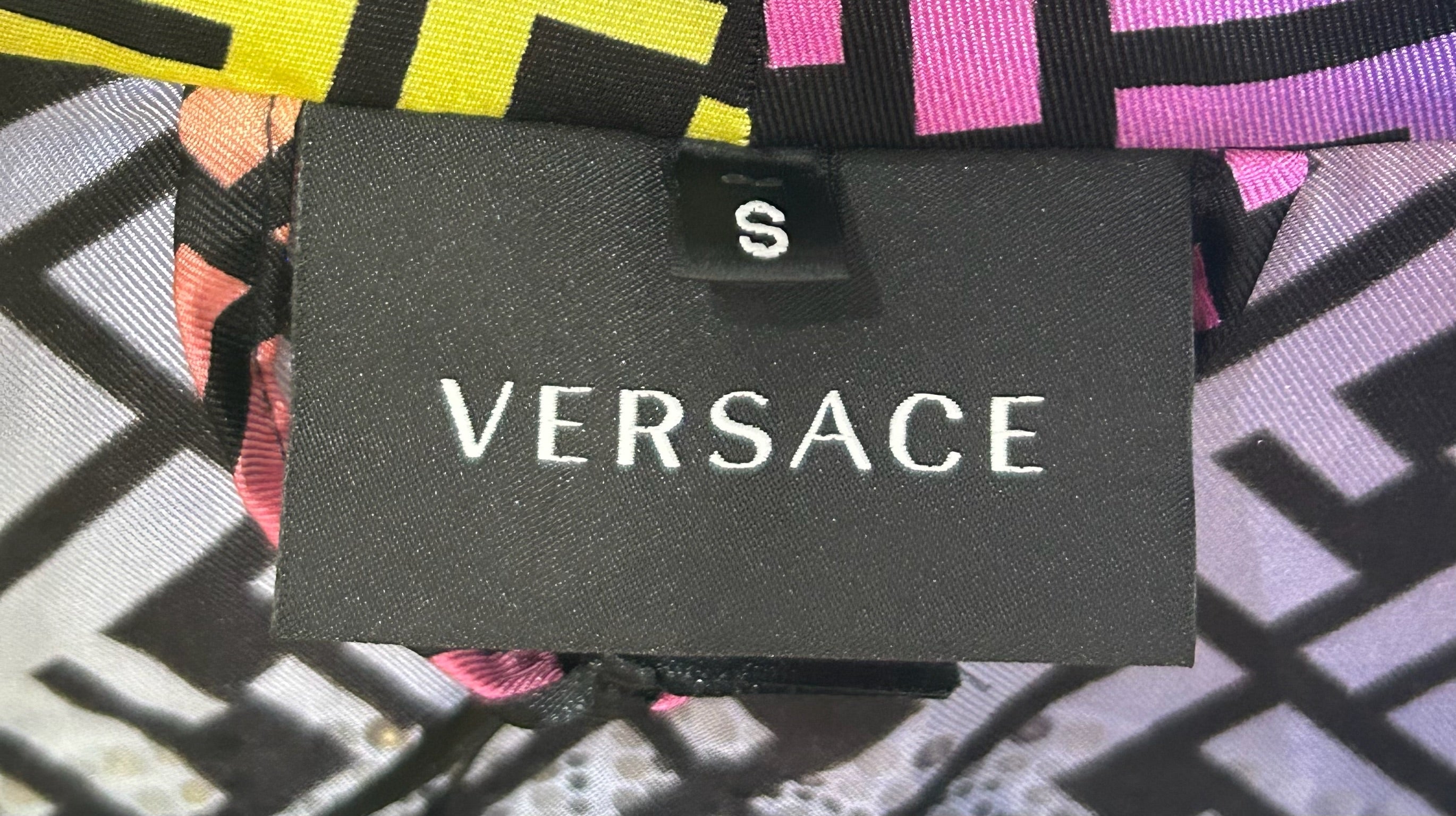 FENDACE Fendi X Versace Rainbow Silk Robe