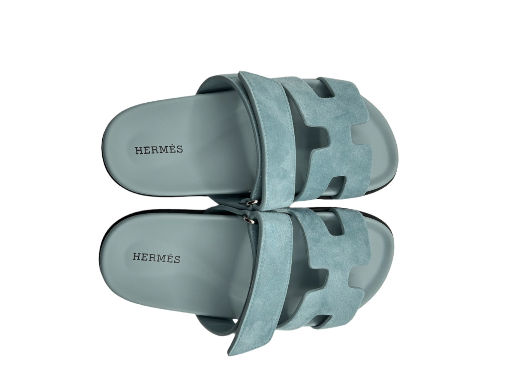 Hermès Blue Chypre Sandals