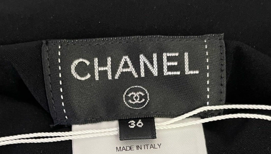 Chanel Black and White Reversible Puffer Jacket