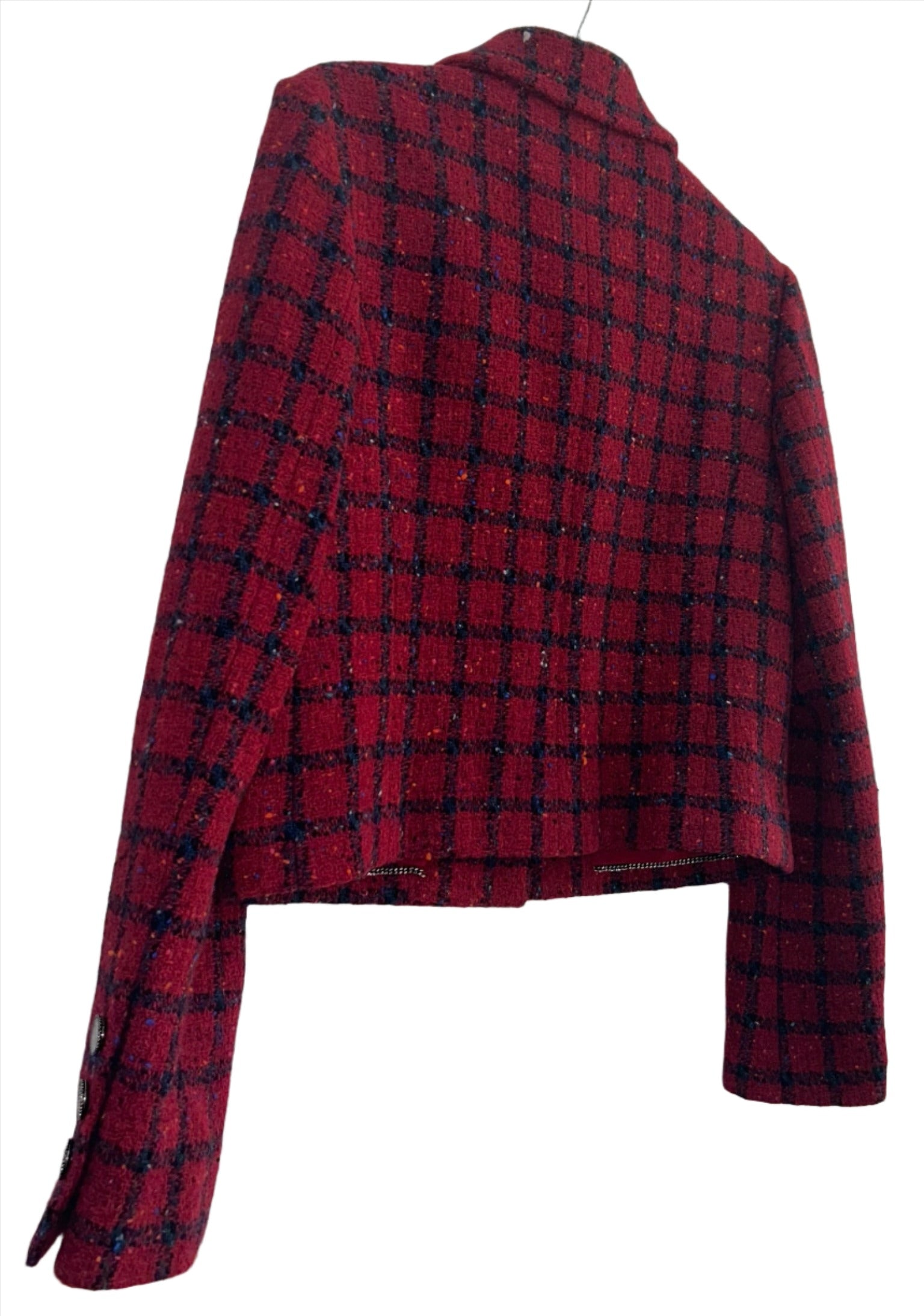 Chanel Red Tweed Jacket