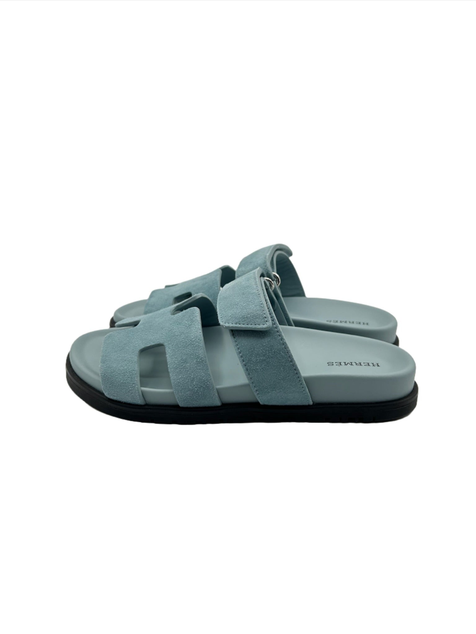 Hermès Blue Chypre Sandals