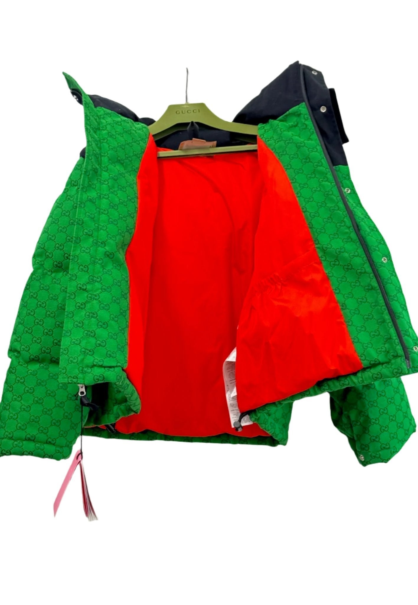 Gucci X North Face Green Puffer Jacket