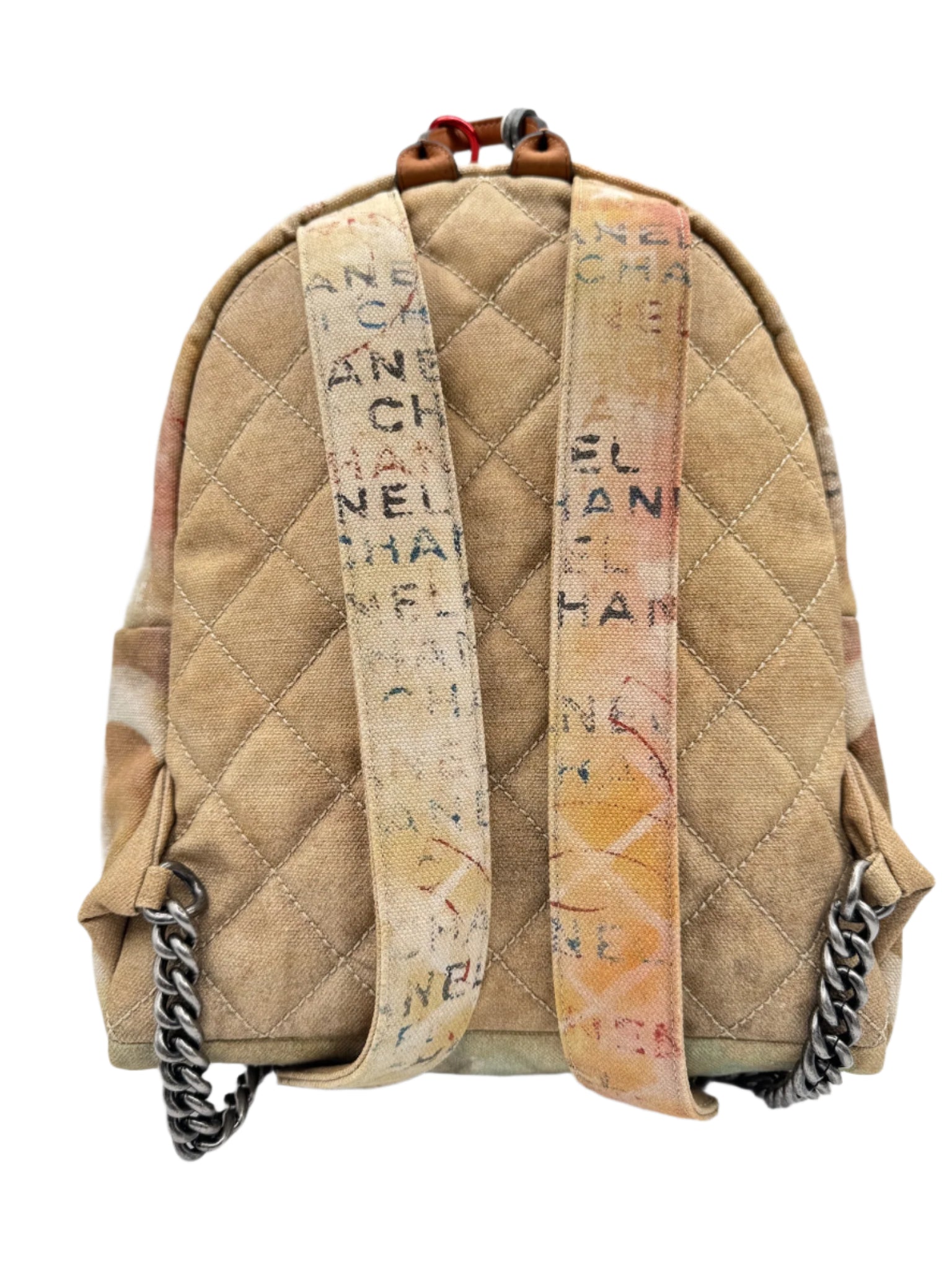 Chanel Canvas Graffiti Backpack