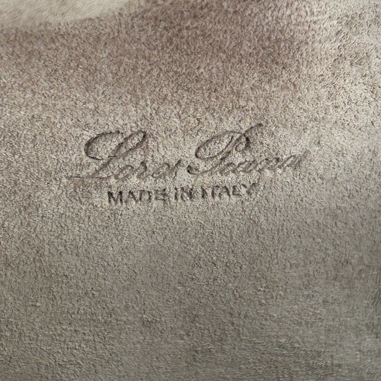 Loro Piana Ivory Cashfur L19 Pouch with Gold Hardware and Detachable Leather Strap