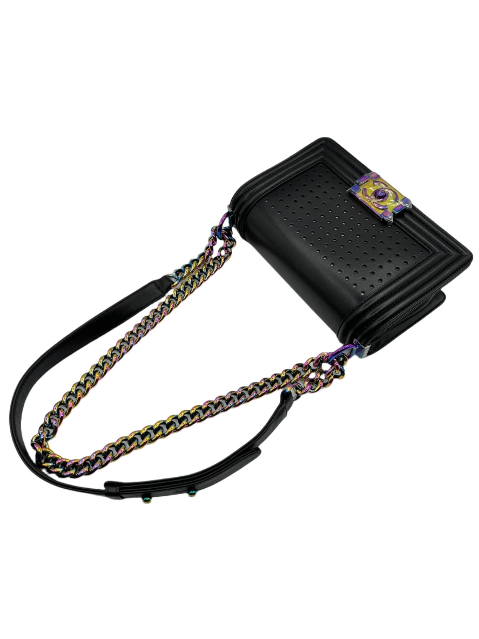 Chanel LED Light Black Boy Bag
