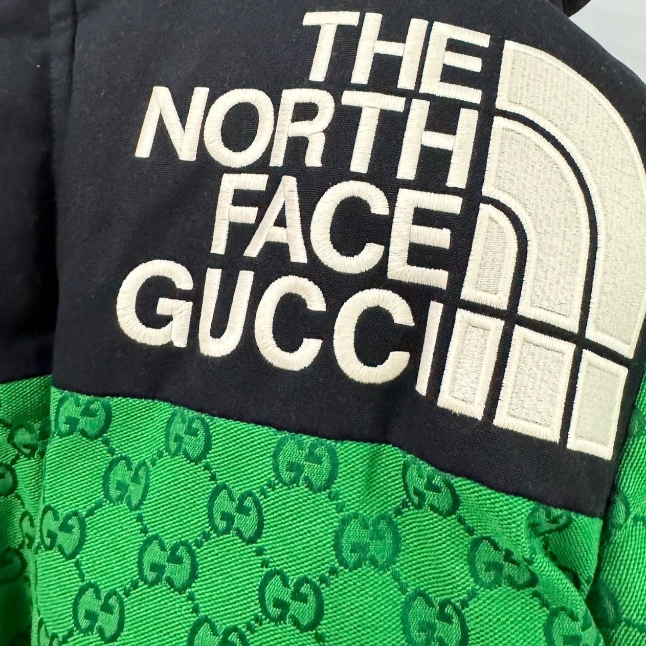 Gucci X North Face Green Puffer Jacket