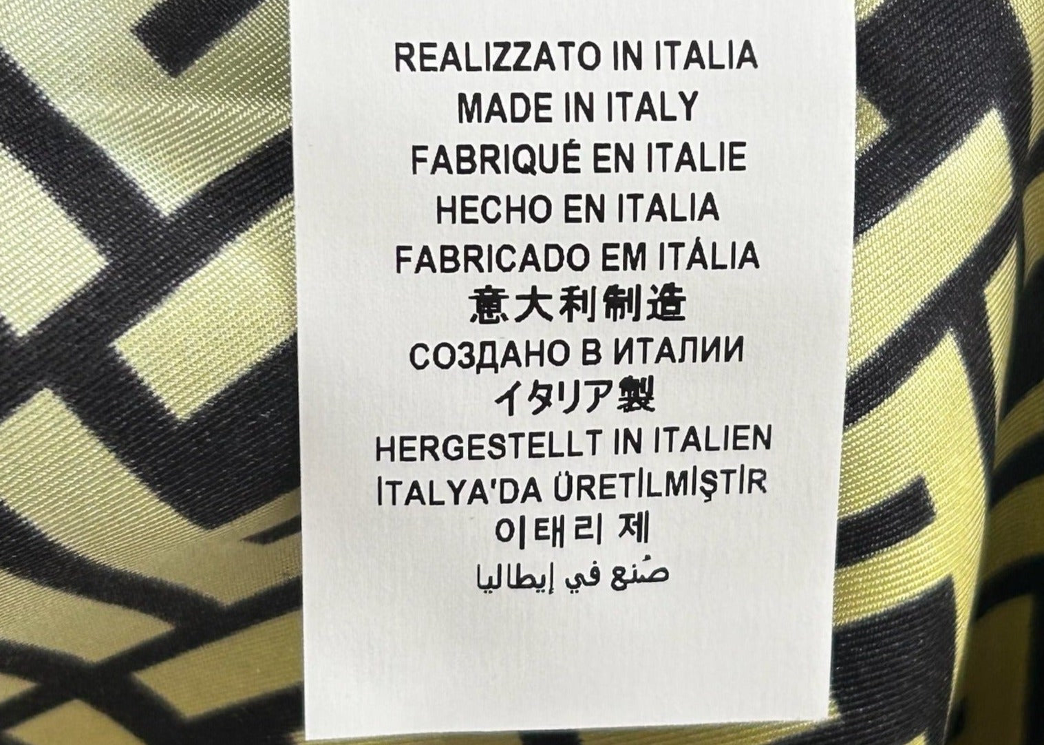 FENDACE Fendi X Versace Rainbow Silk Robe