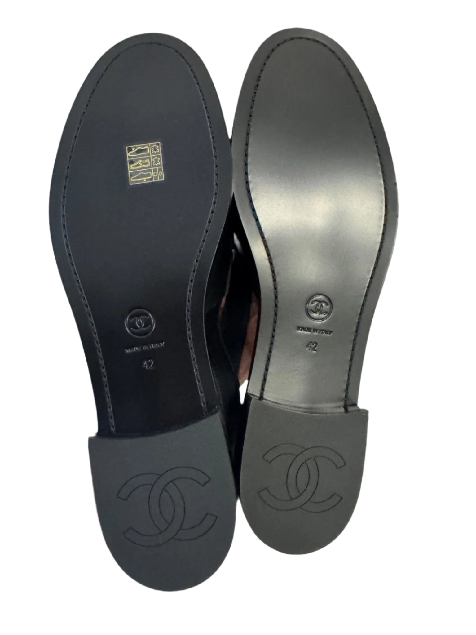 Chanel Black Slingback Loafers