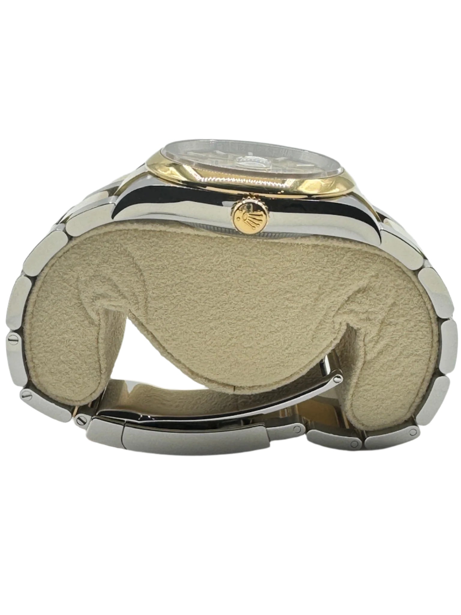 Rolex 36MM Datejust Yellow Gold and Steel Golden Palm Dial