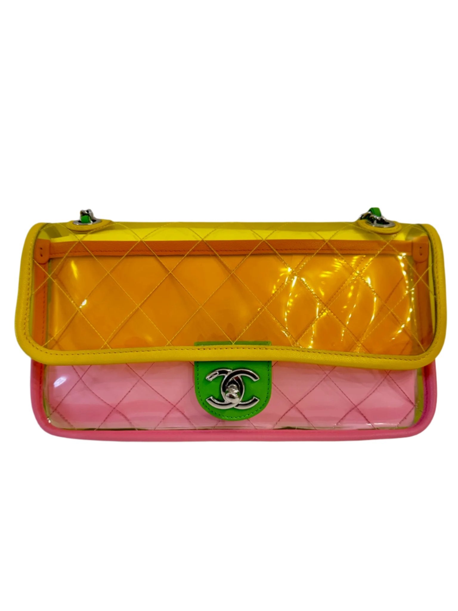 CHANEL Coco Splash PVC Flapbag