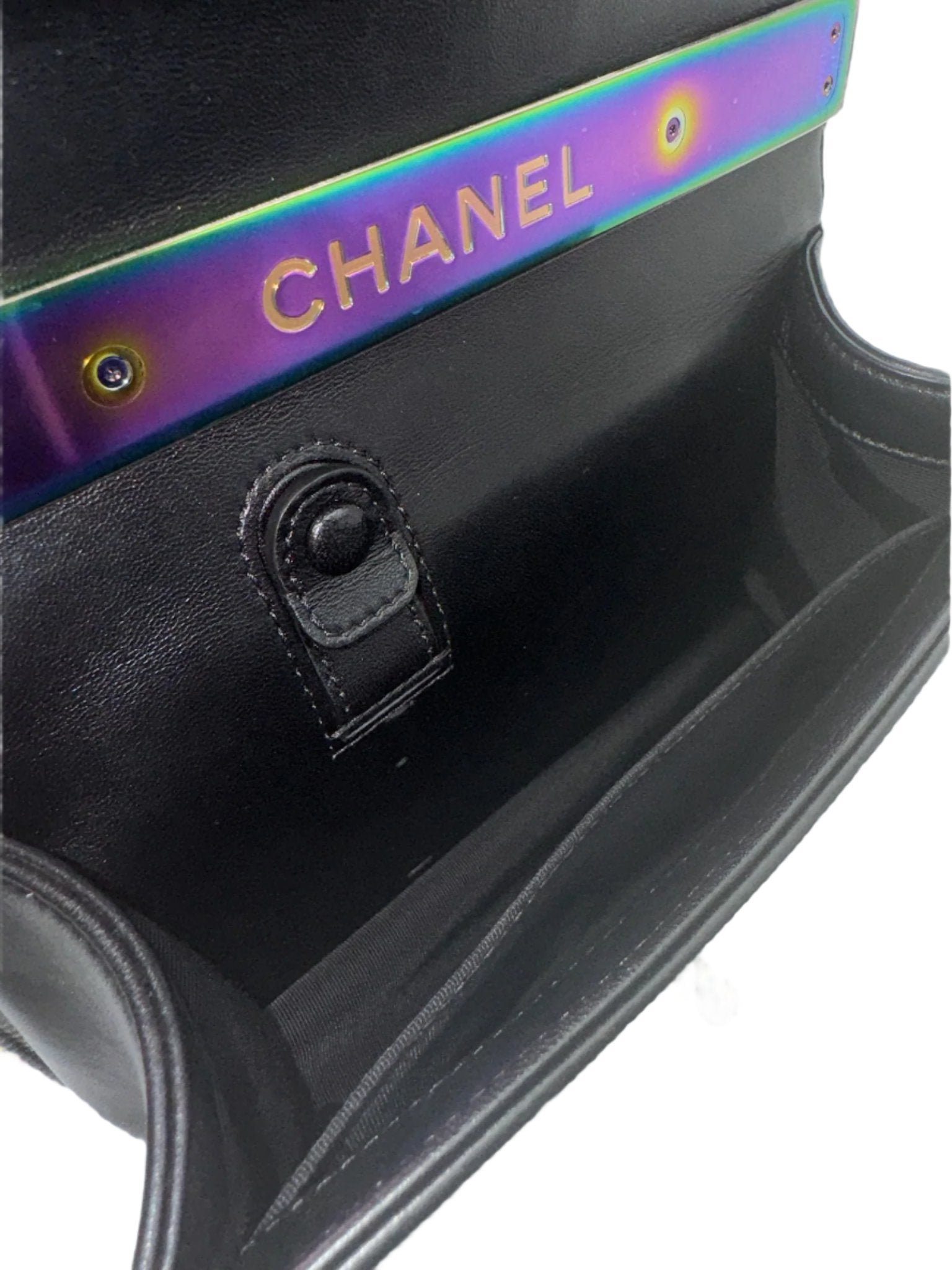 Chanel LED Light Black Boy Bag