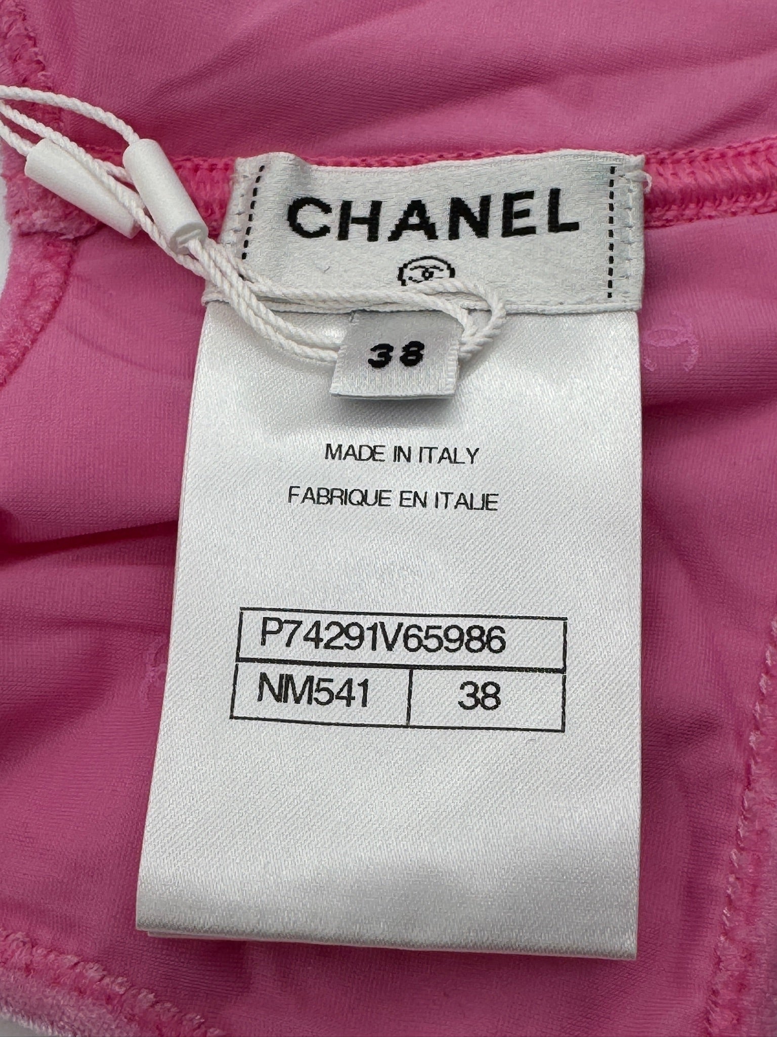 Chanel Coco Beach Pink Bikini Top