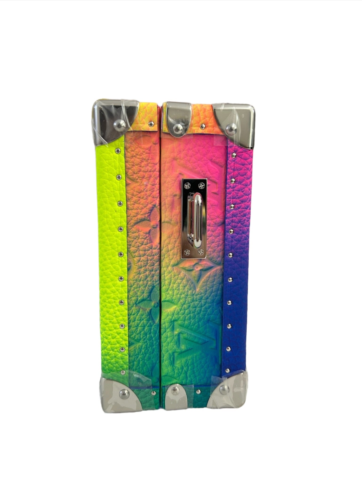 Louis Vuitton x Virgil Abloh Monogram Illusion Soft Trunk Multicolor Rainbow Bag