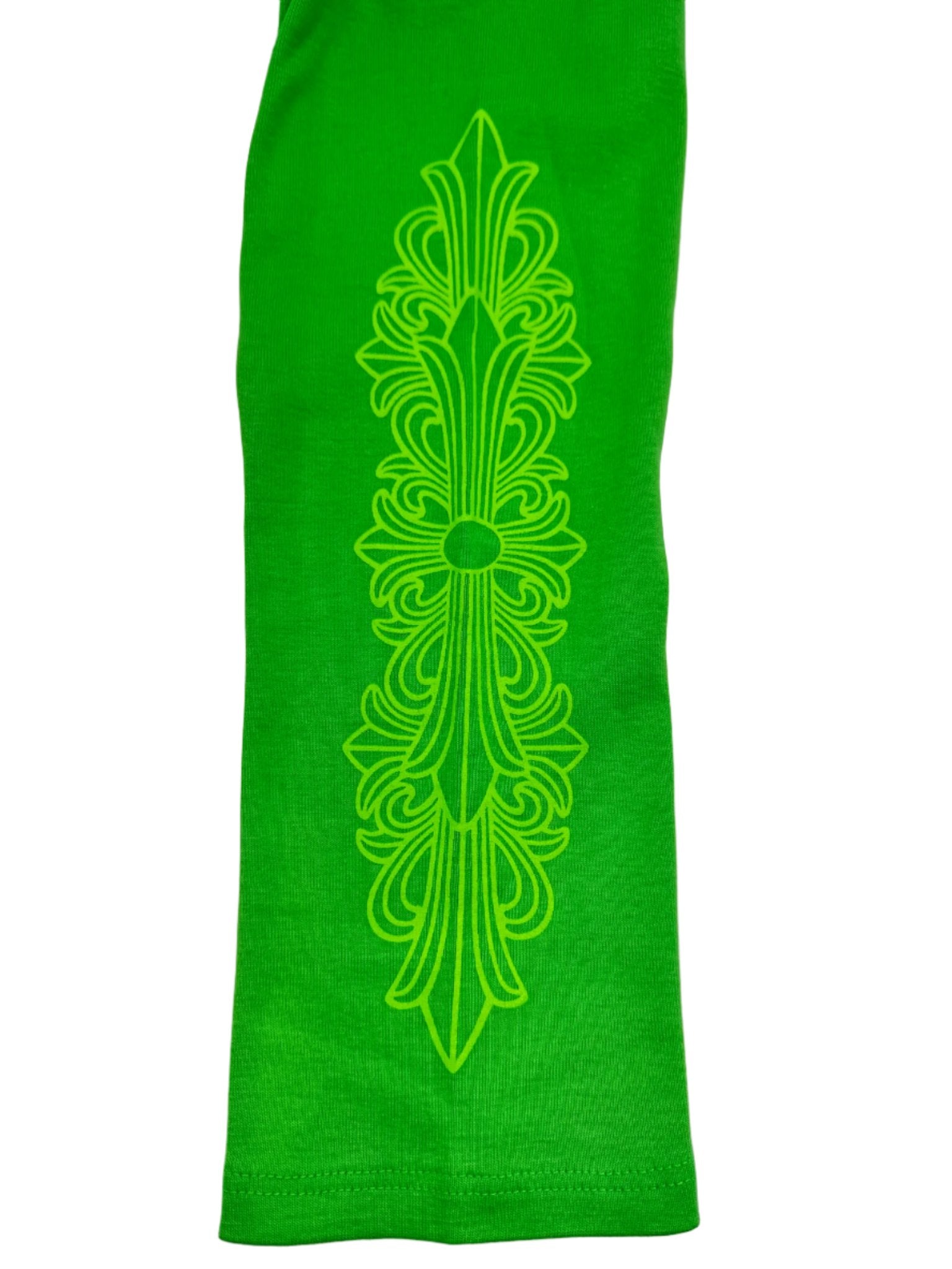 Chrome Hearts MattyBoy Green Baseball Baby Tee - Size M