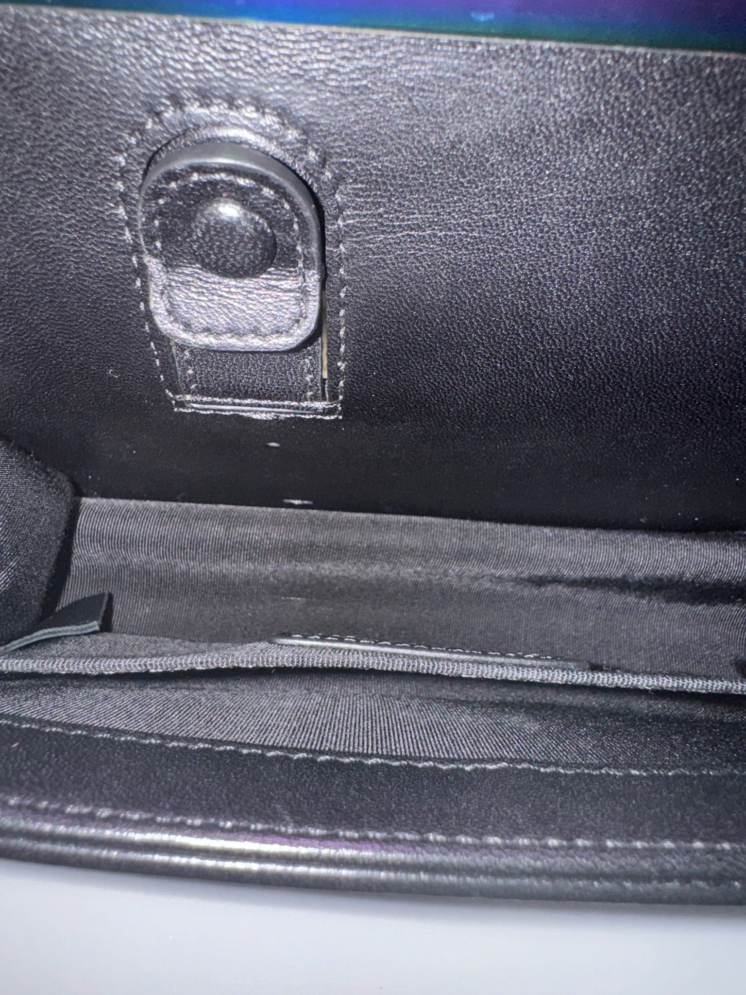 Chanel LED Light Black Boy Bag