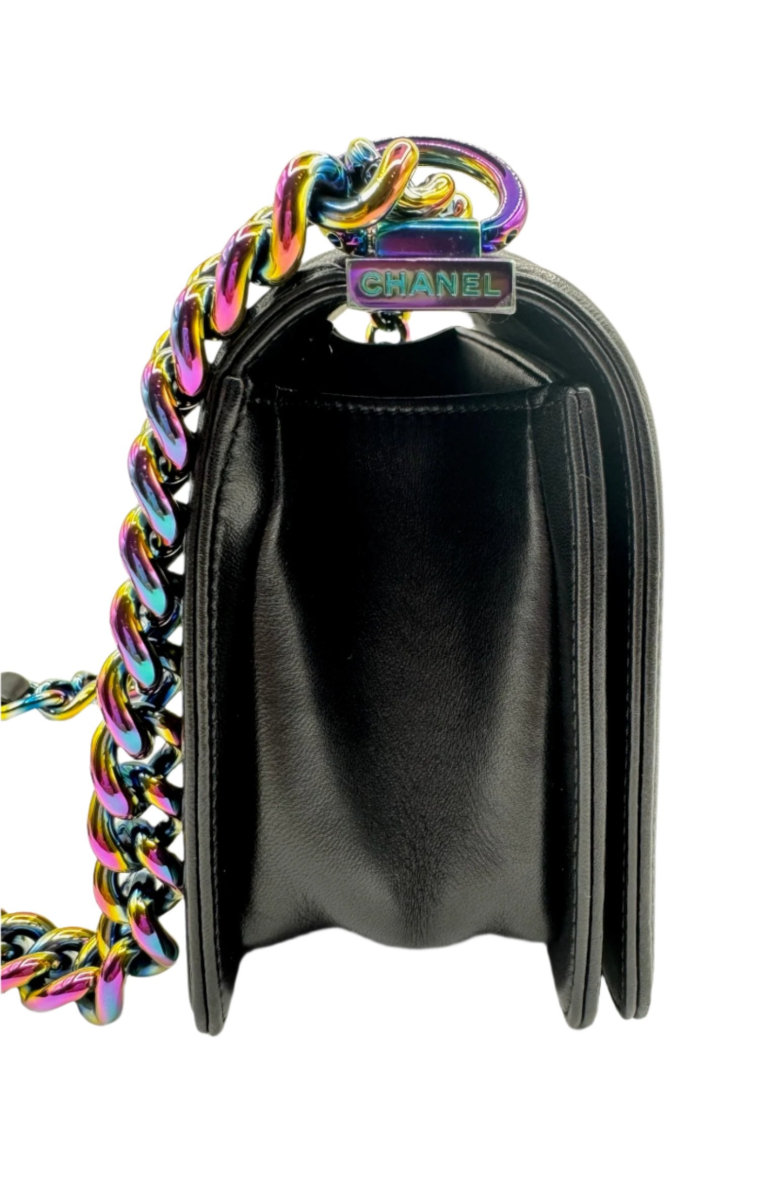 Chanel LED Light Black Boy Bag