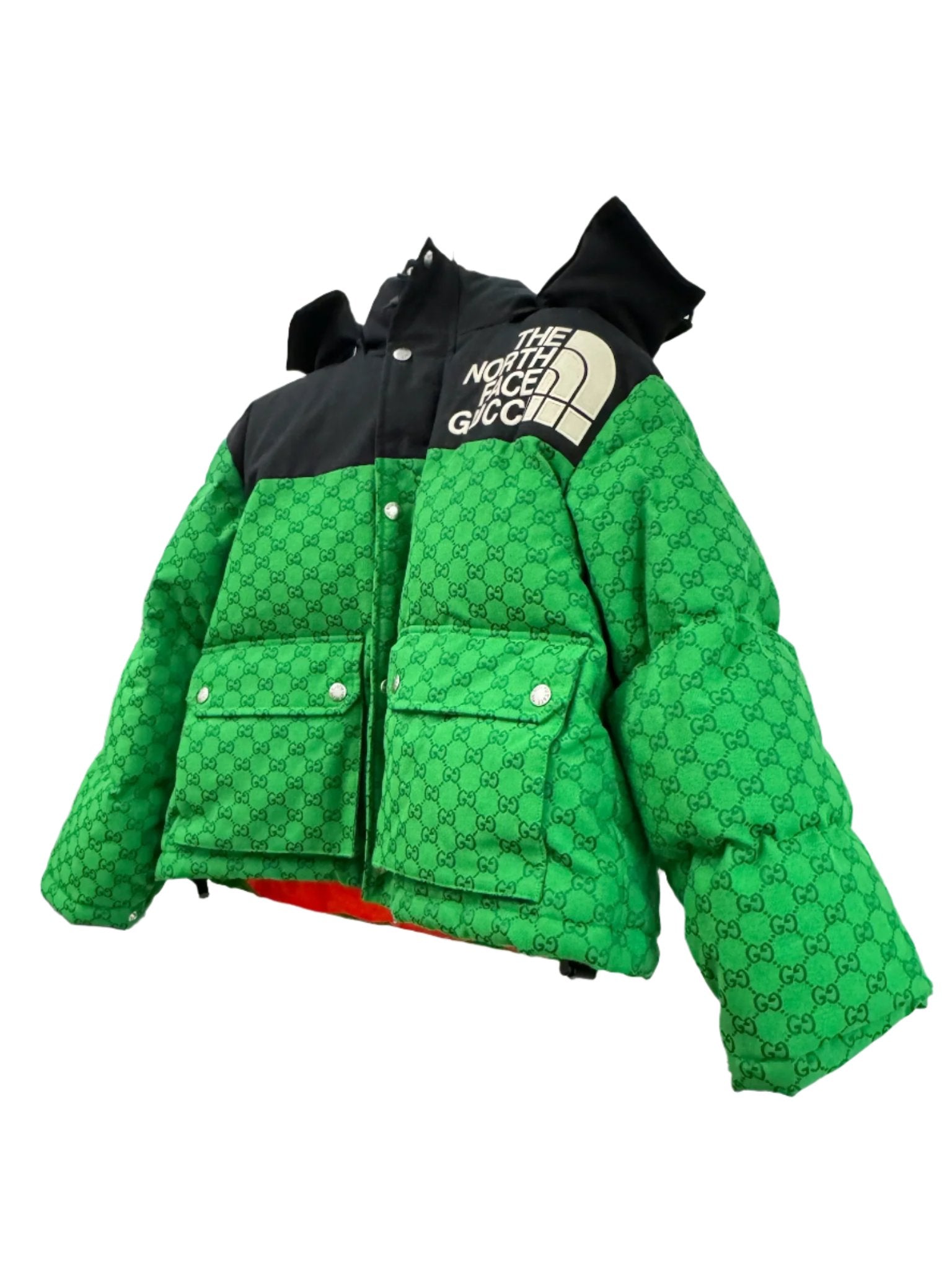 Gucci X North Face Green Puffer Jacket