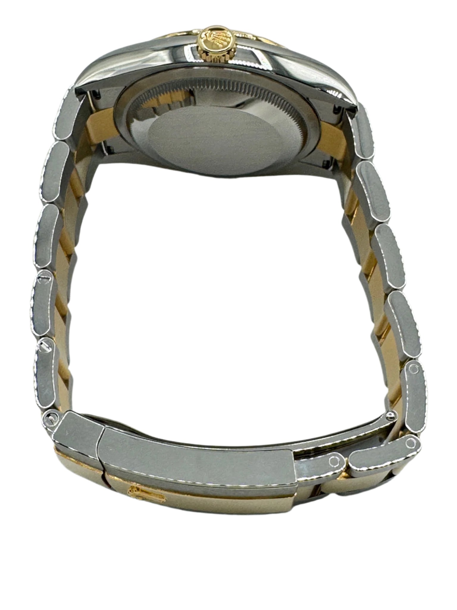 Rolex 36MM Datejust Yellow Gold and Steel Golden Palm Dial