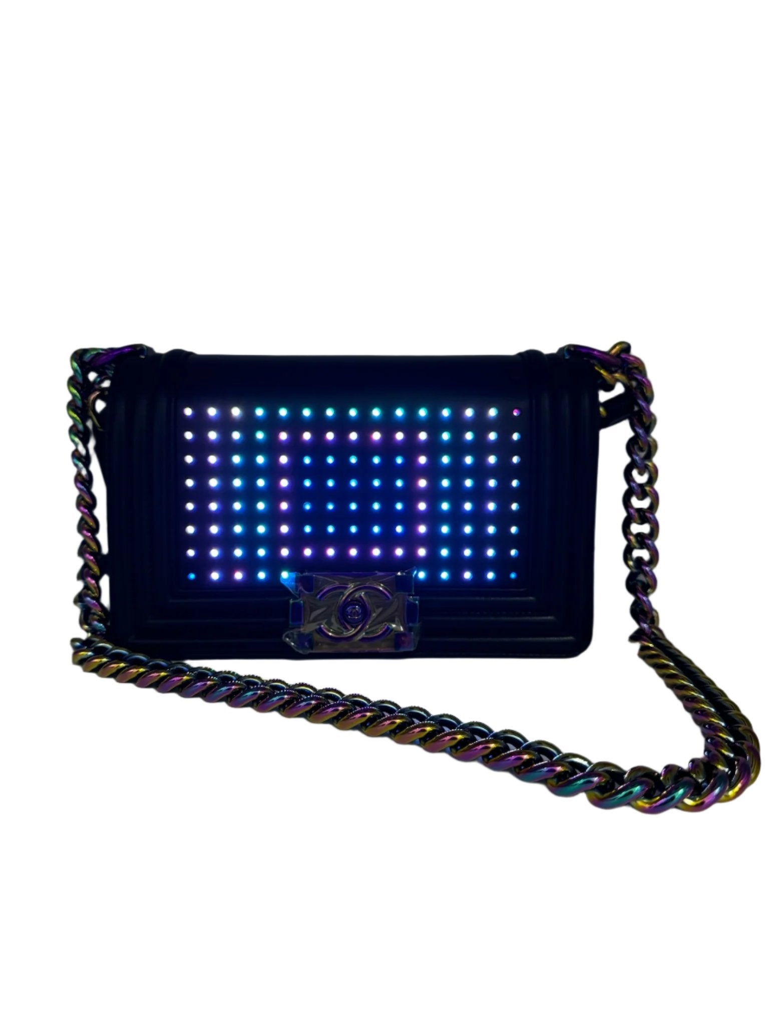Chanel LED Light Black Boy Bag