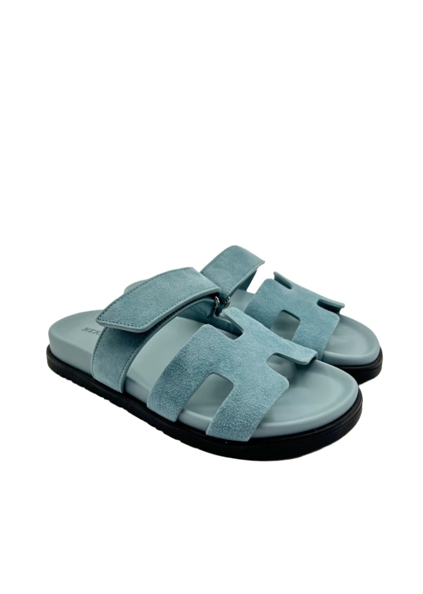 Hermès Blue Chypre Sandals