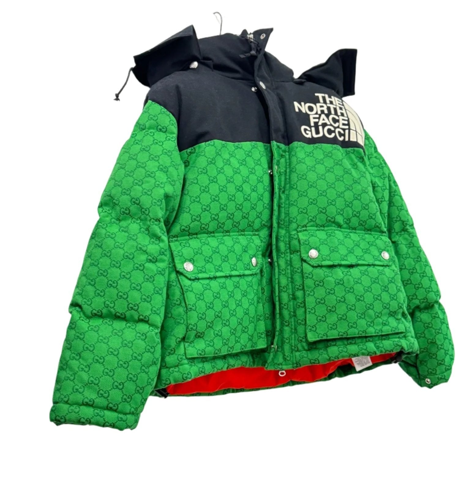 Gucci X North Face Green Puffer Jacket