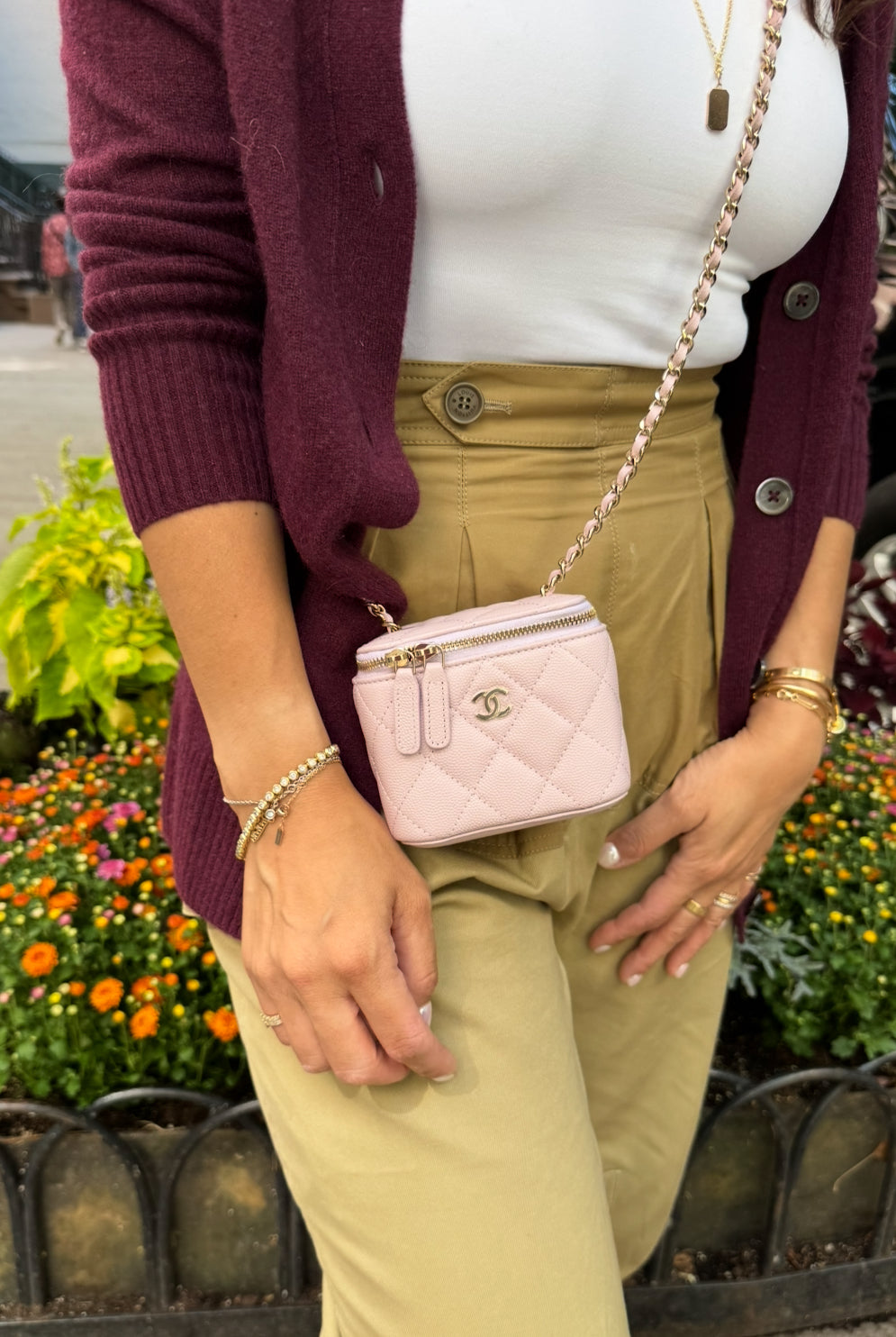 Chanel Pink Mini Vanity Bag