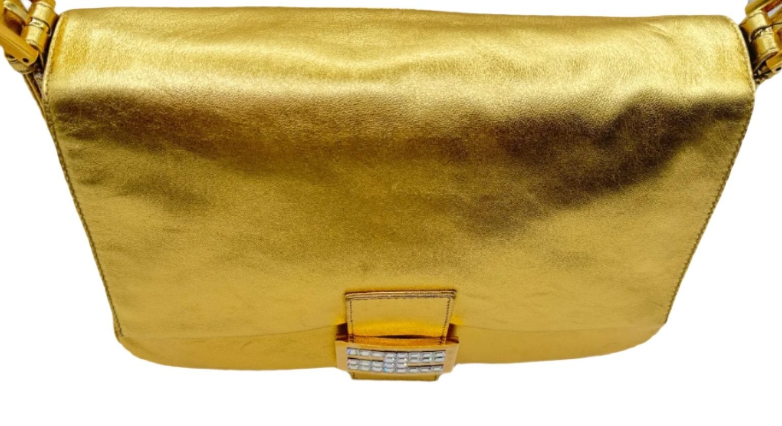 Fendi Gold Mamma Baguette