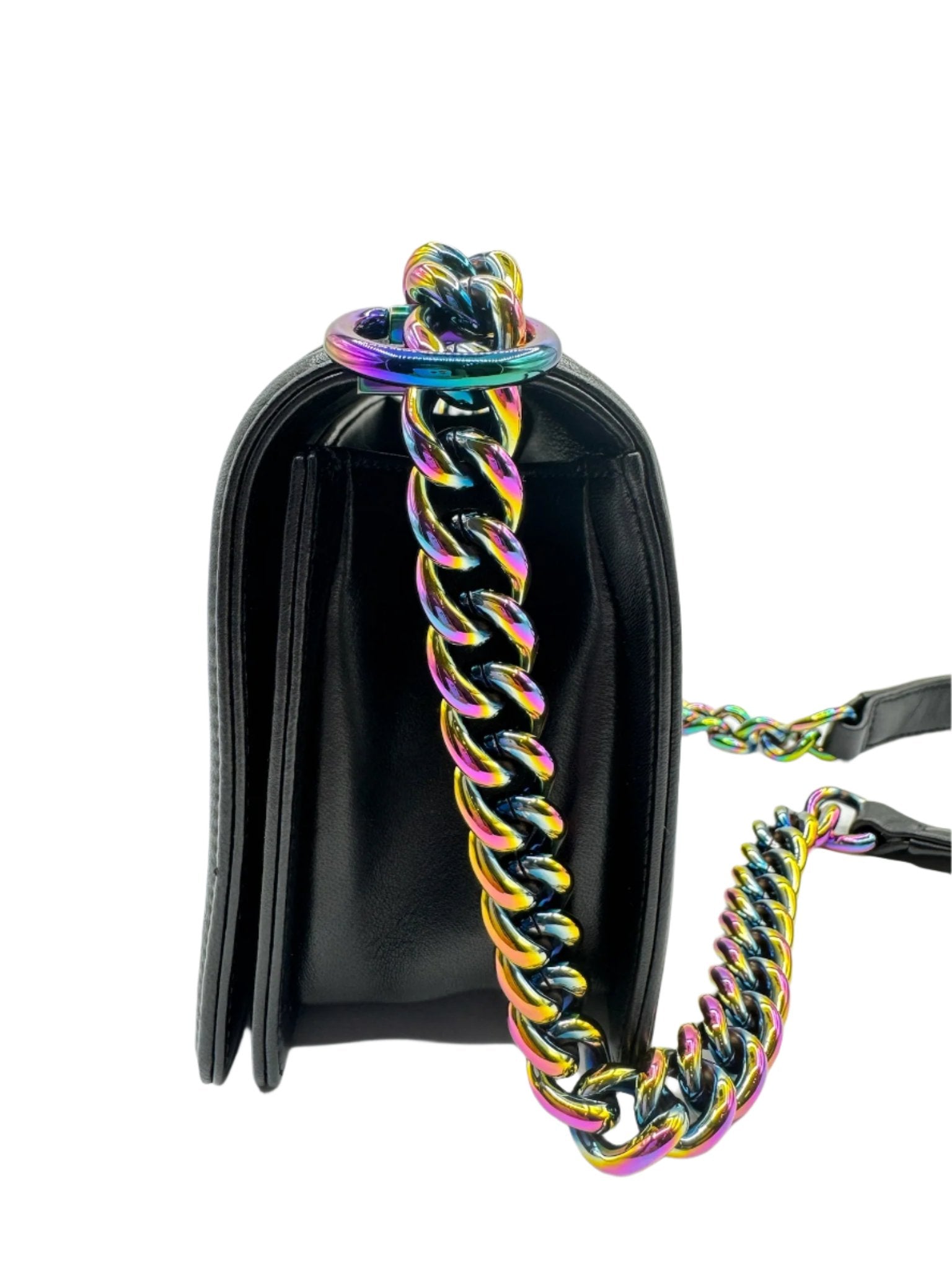 Chanel LED Light Black Boy Bag