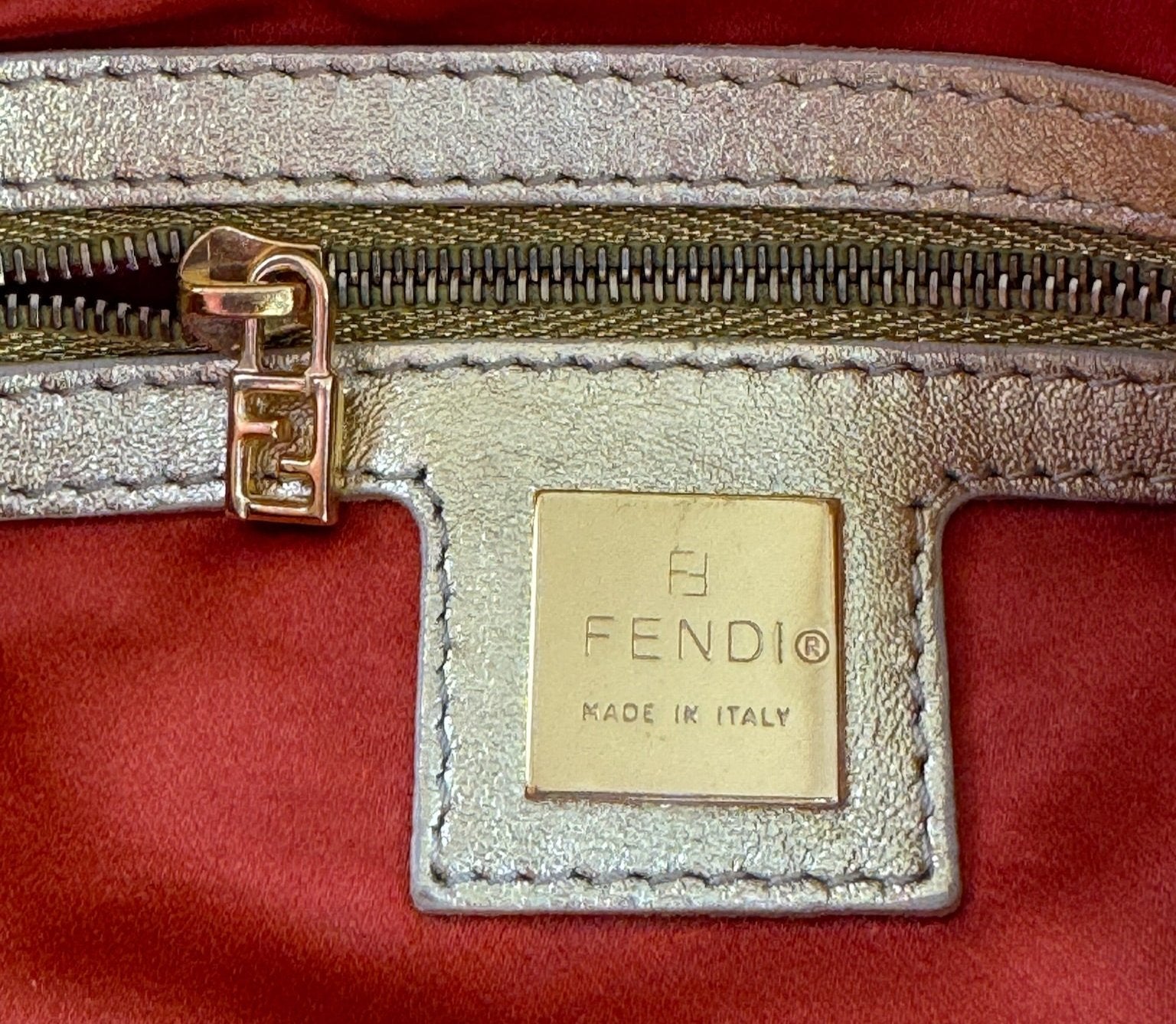 Fendi Gold Mamma Baguette