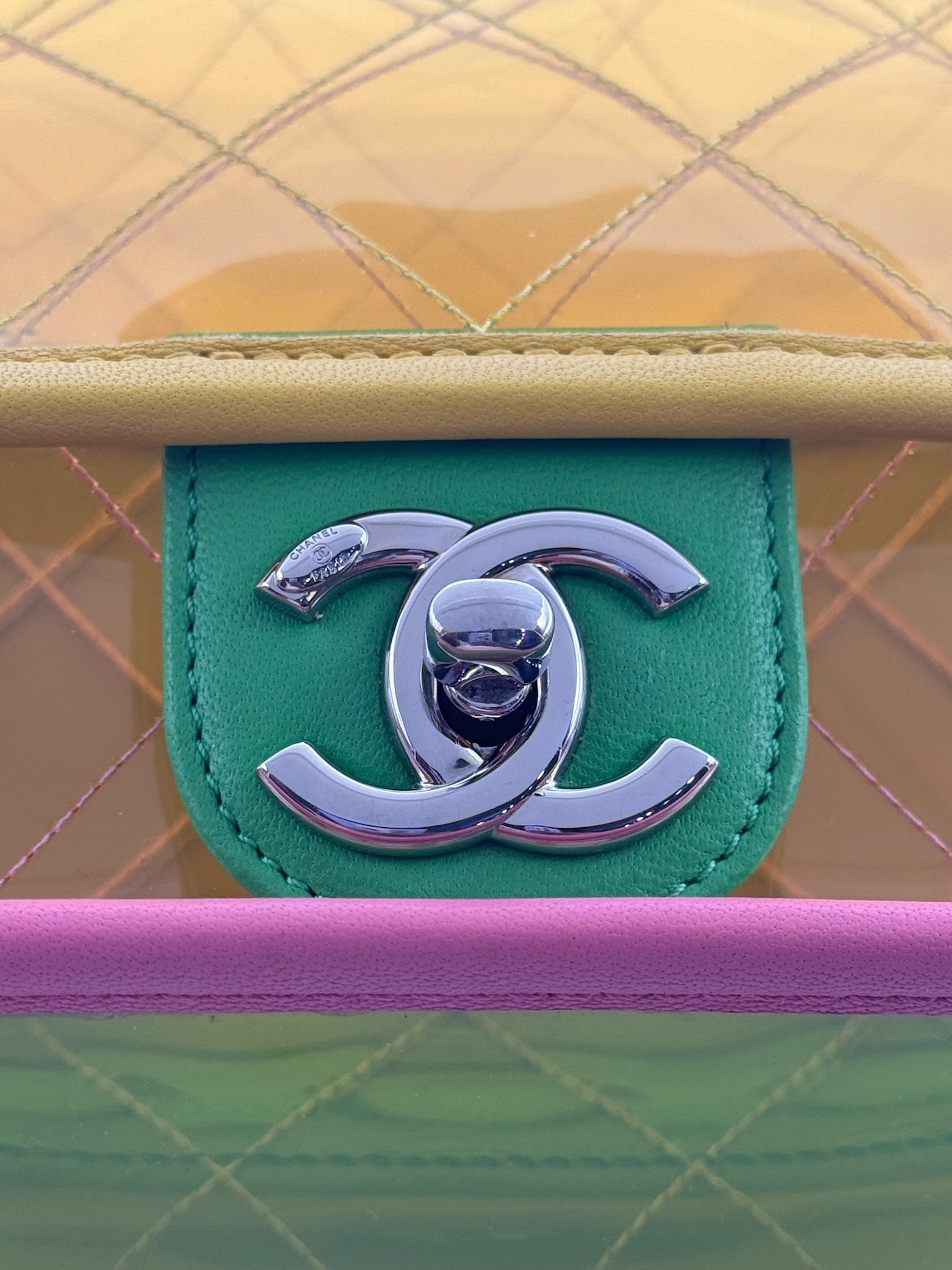 CHANEL Coco Splash PVC Flapbag
