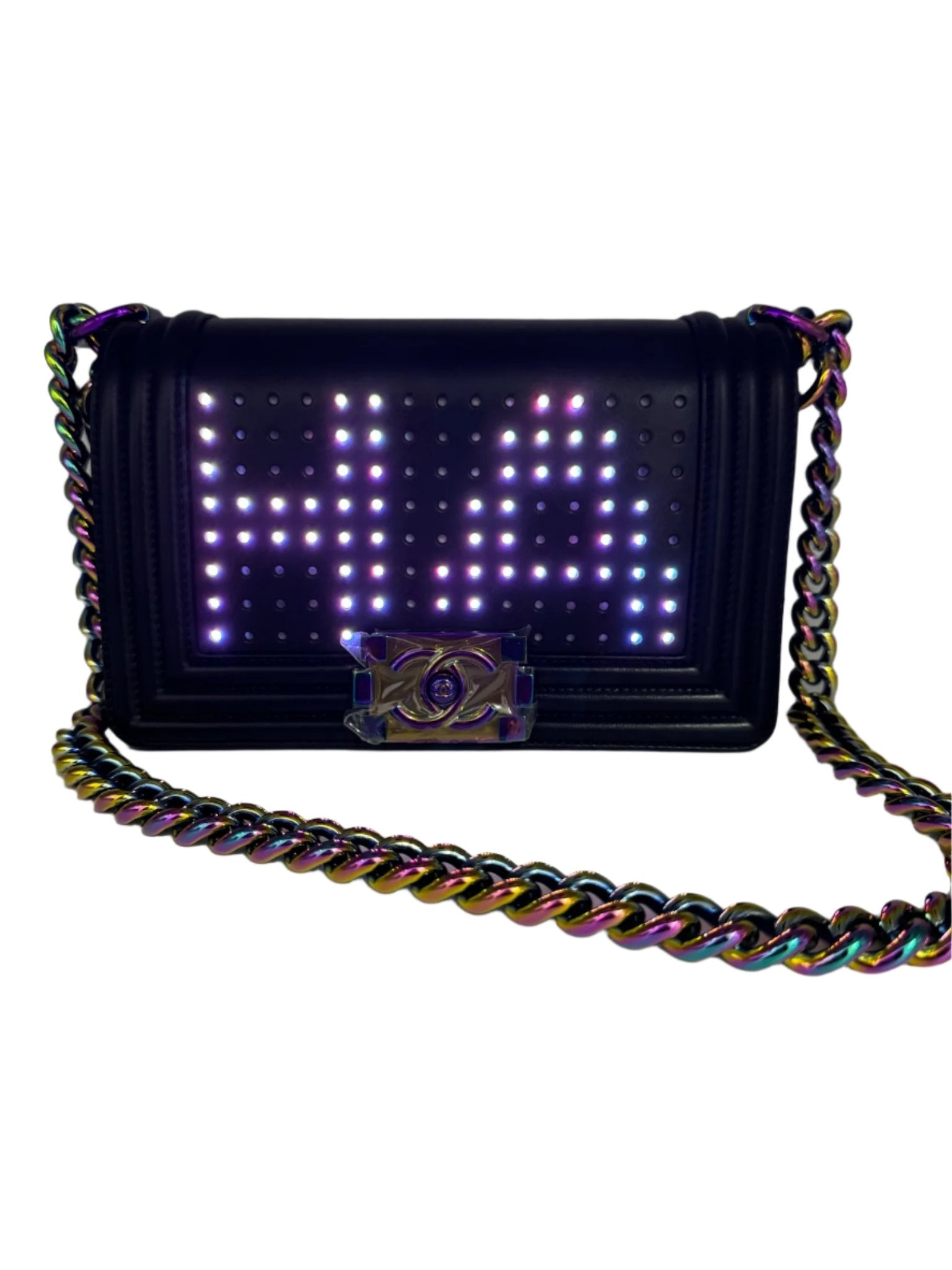 Chanel LED Light Black Boy Bag
