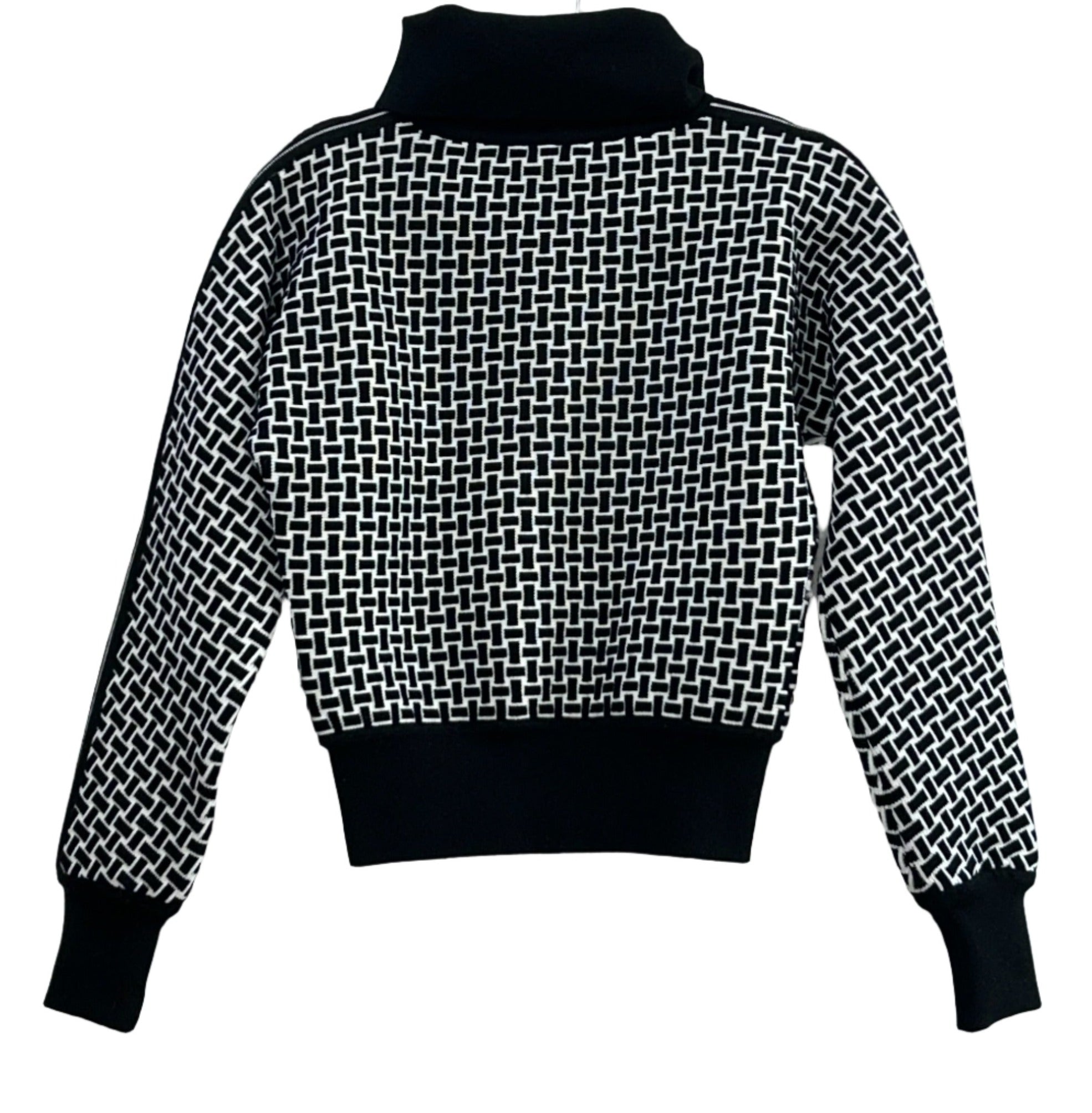 Hermes Black and White Zipper Jacket