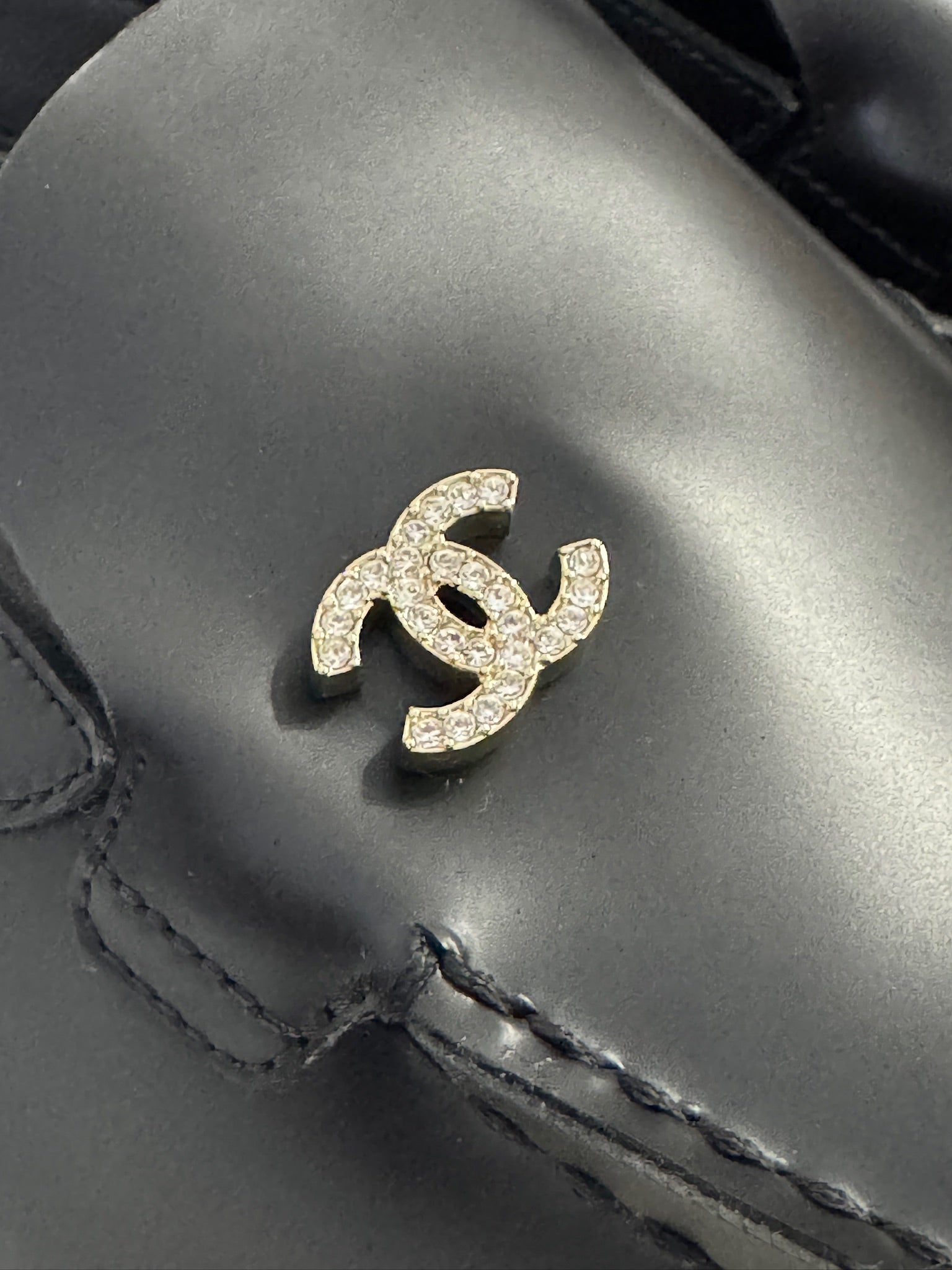Chanel Black Slingback Loafers