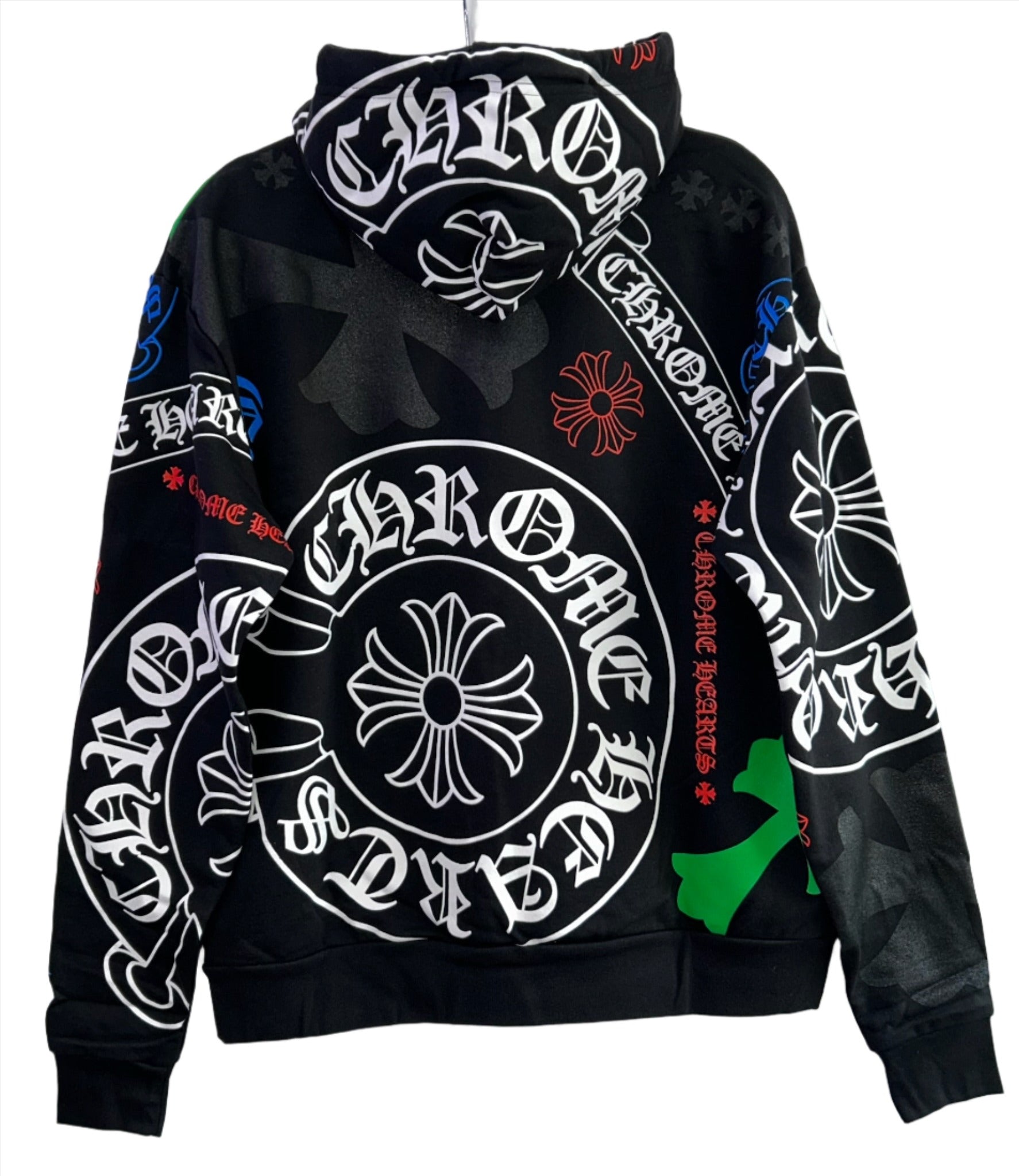 Chrome Hearts Black Stencil Hoodie