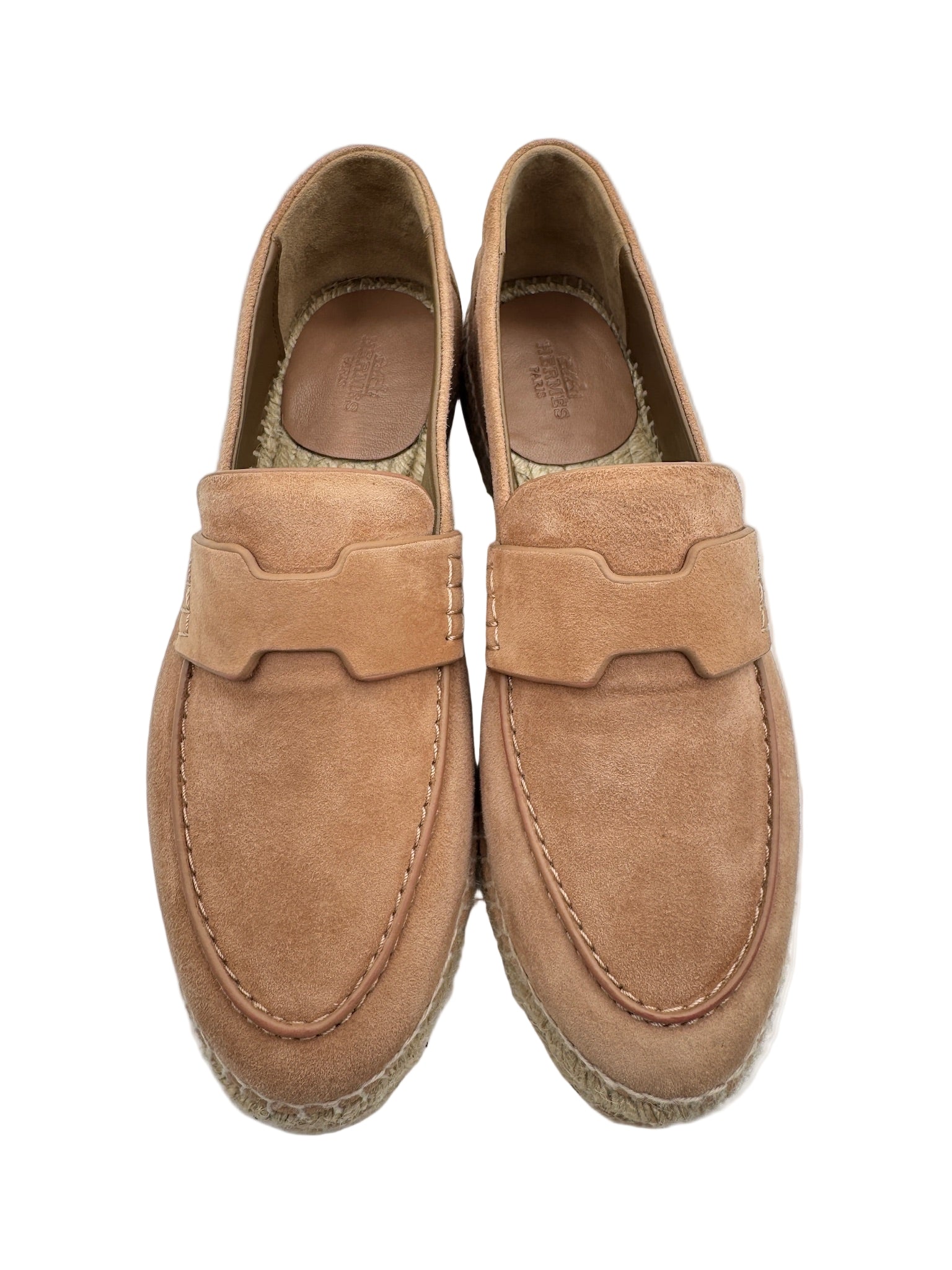 Hermès Beige Suede Trip Espadrilles